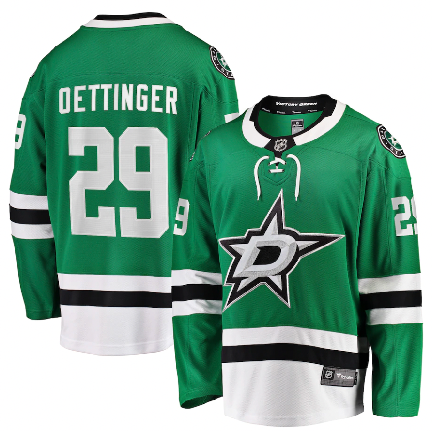 NHL Jake Oettinger Dallas Stars 29 Jersey