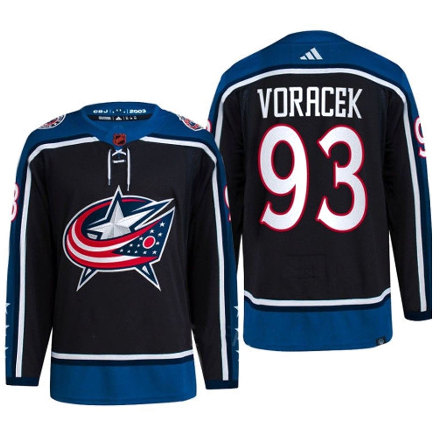 NHL Jakub Voracek Columbus Blue Jackets 93 Jersey