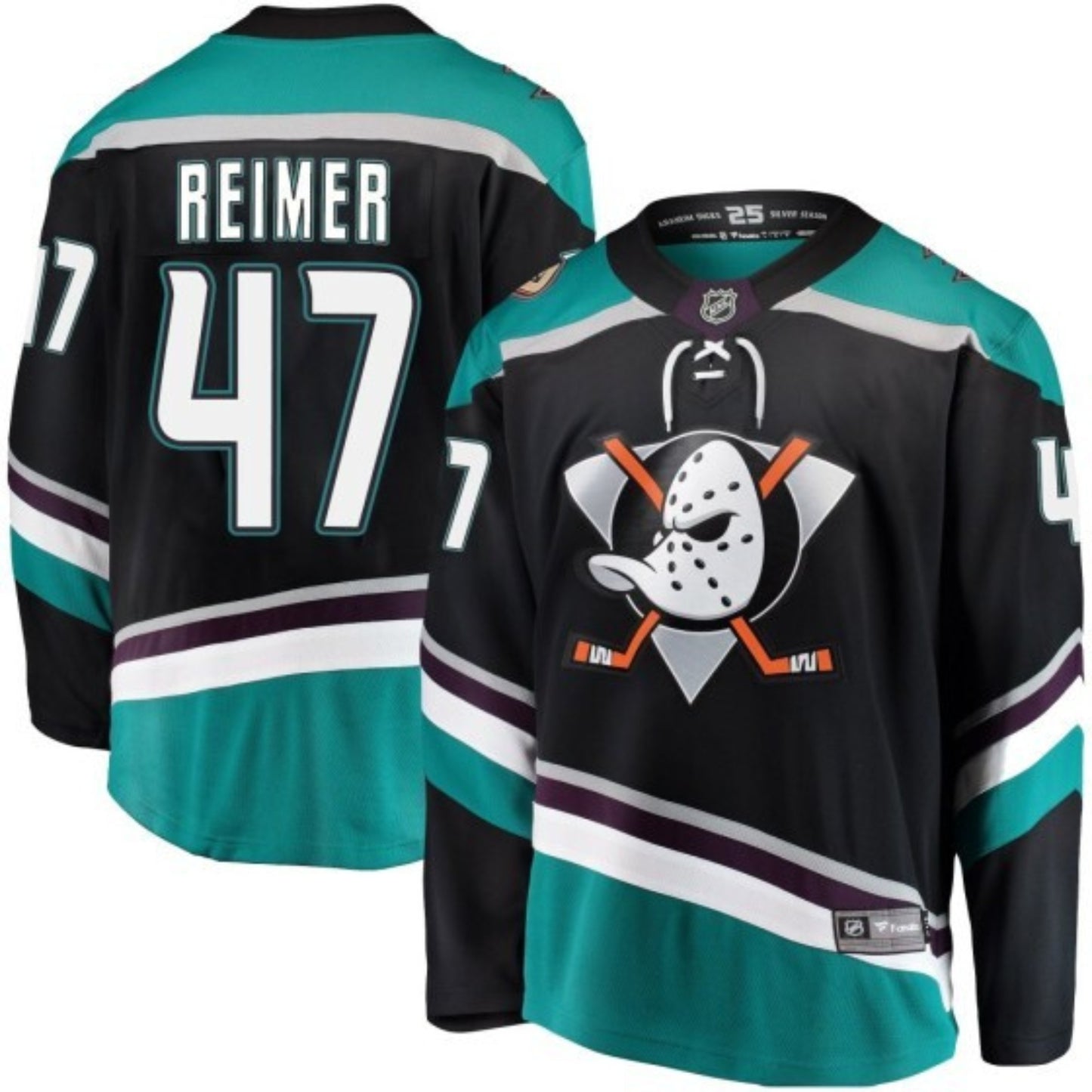 NHL James Reimer Anaheim Ducks 47 Jersey