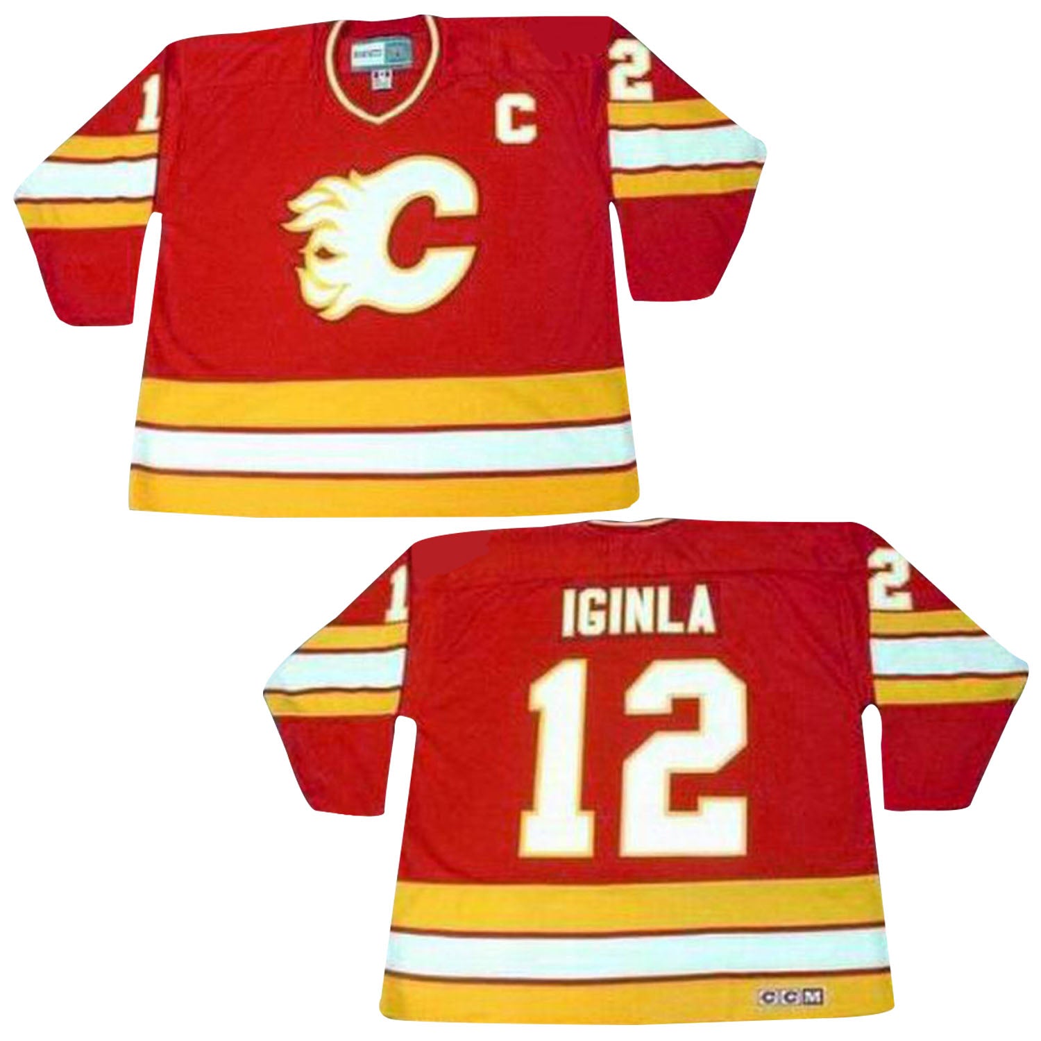 Iginla jersey fashion flames