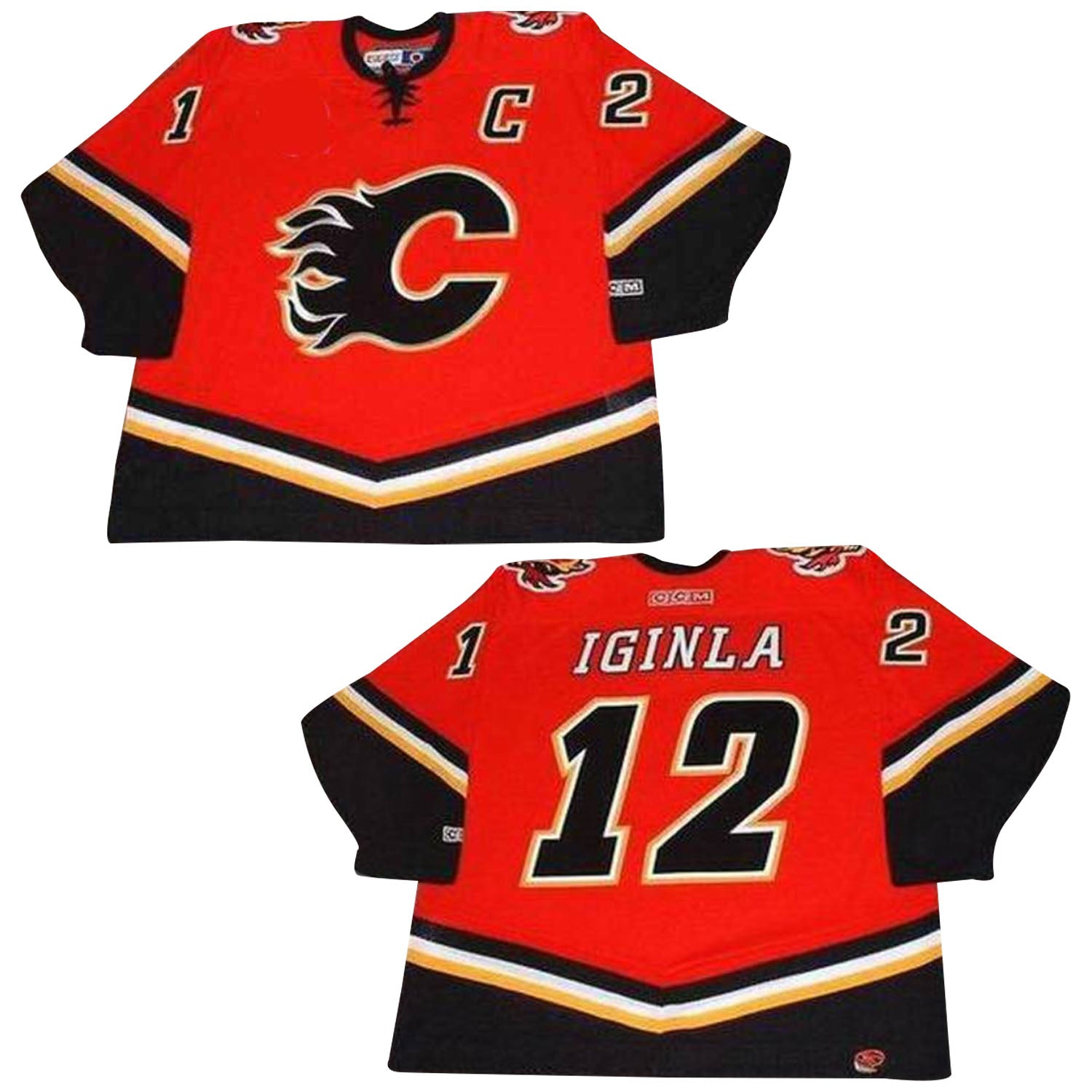 NHL Jarome Iginla Calgary Flames 12 Jersey The Jersey King