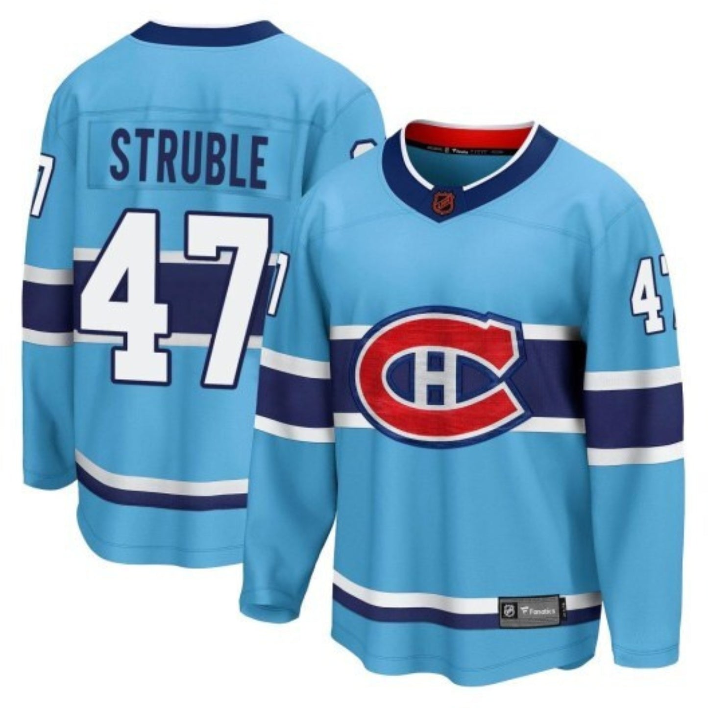 NHL Jayden Struble Montreal Canadians 47 Jersey