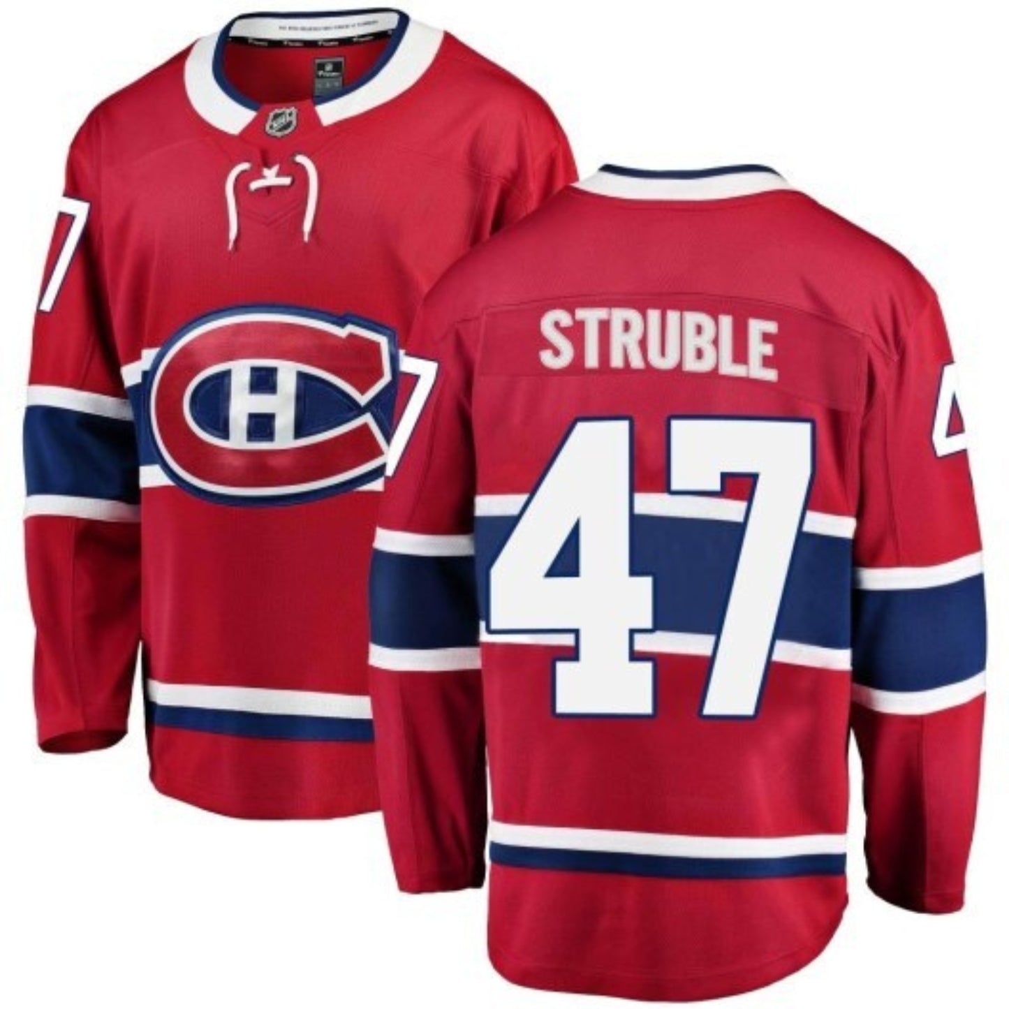 NHL Jayden Struble Montreal Canadians 47 Jersey