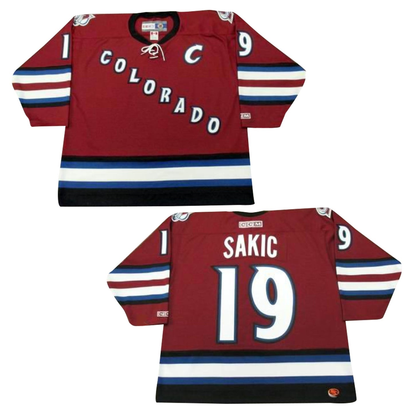 NHL Joe Sakic Colorado Avalanche 19 Jersey