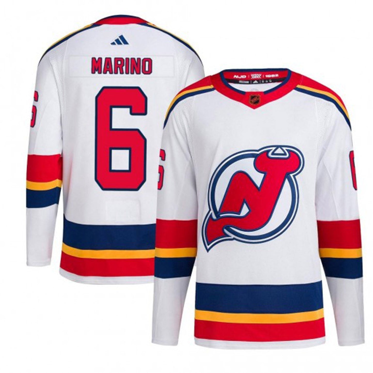 NHL John Marino New Jersey Devils 6 Jersey