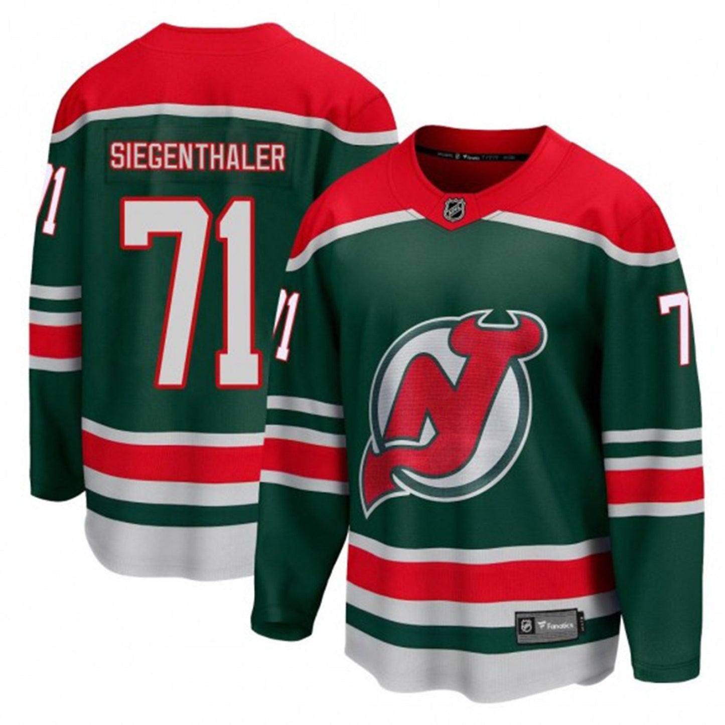 NHL Jonas Siegenthaler New Jersey Devils 71 Jersey