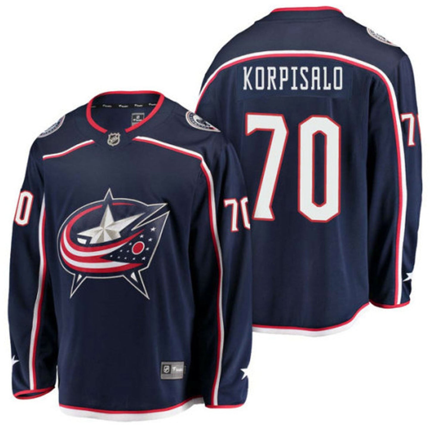 NHL Joonas Korpisalo Columbus Blue Jackets 70 Jersey