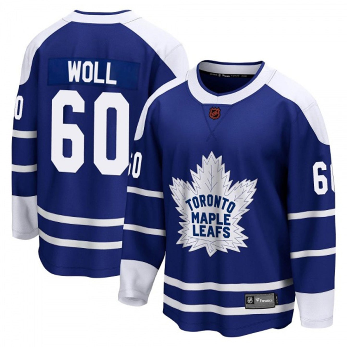 NHL Joseph Woll Toronto Maple Leafs 60 Jersey