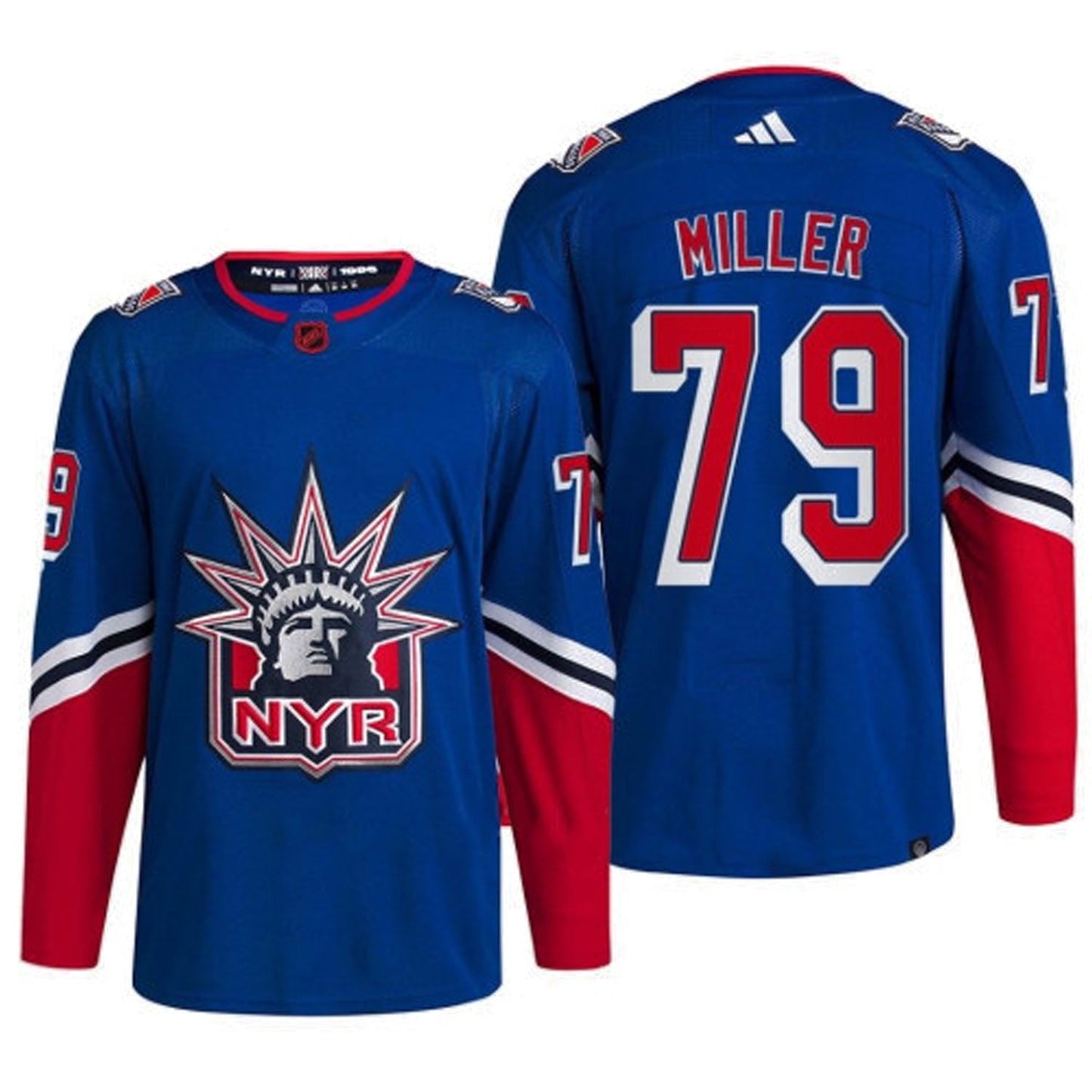 NHL K'Andre Miller New York Rangers 79 Jersey