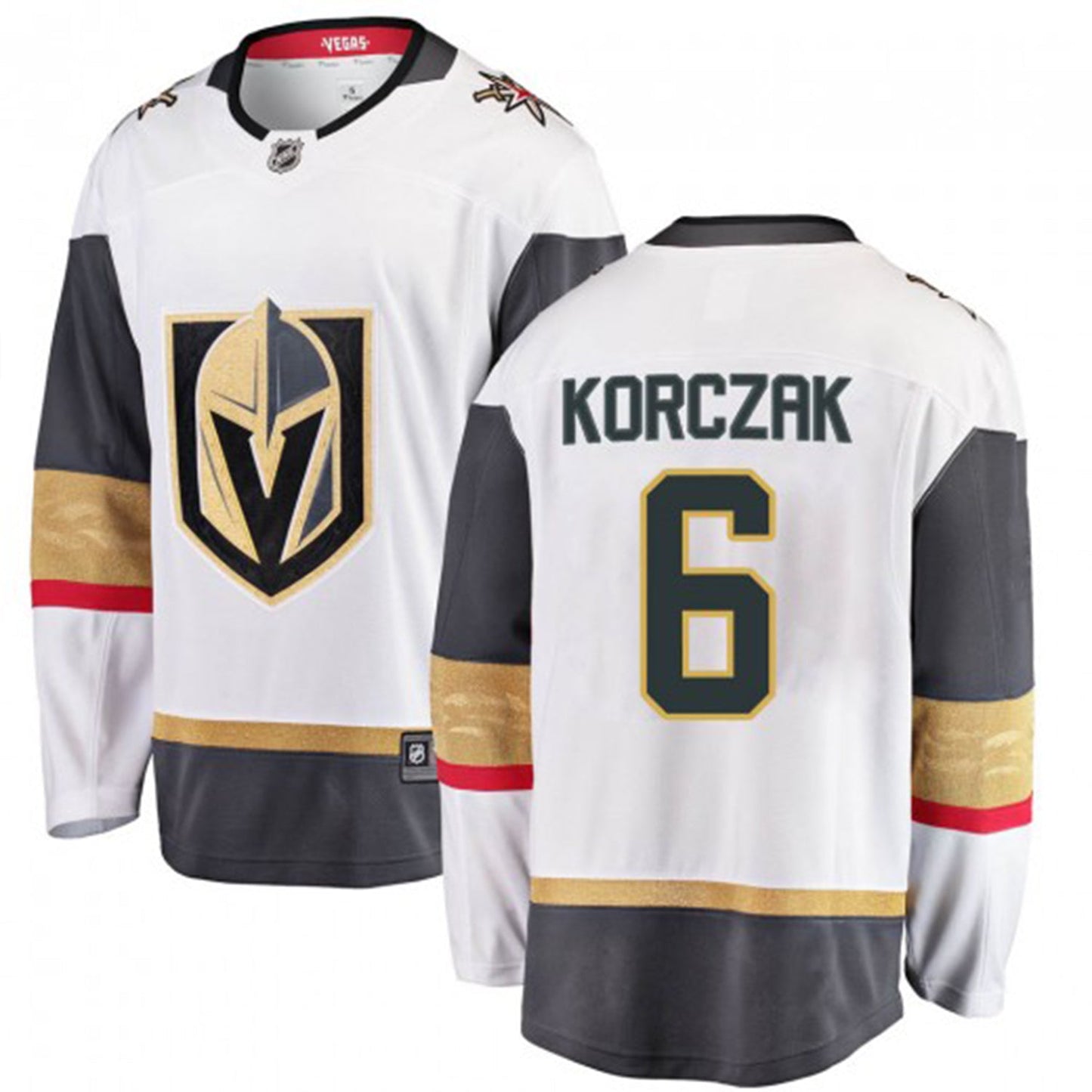 NHL Kaedan Korczak Vegas Golden Knights 6 Jersey