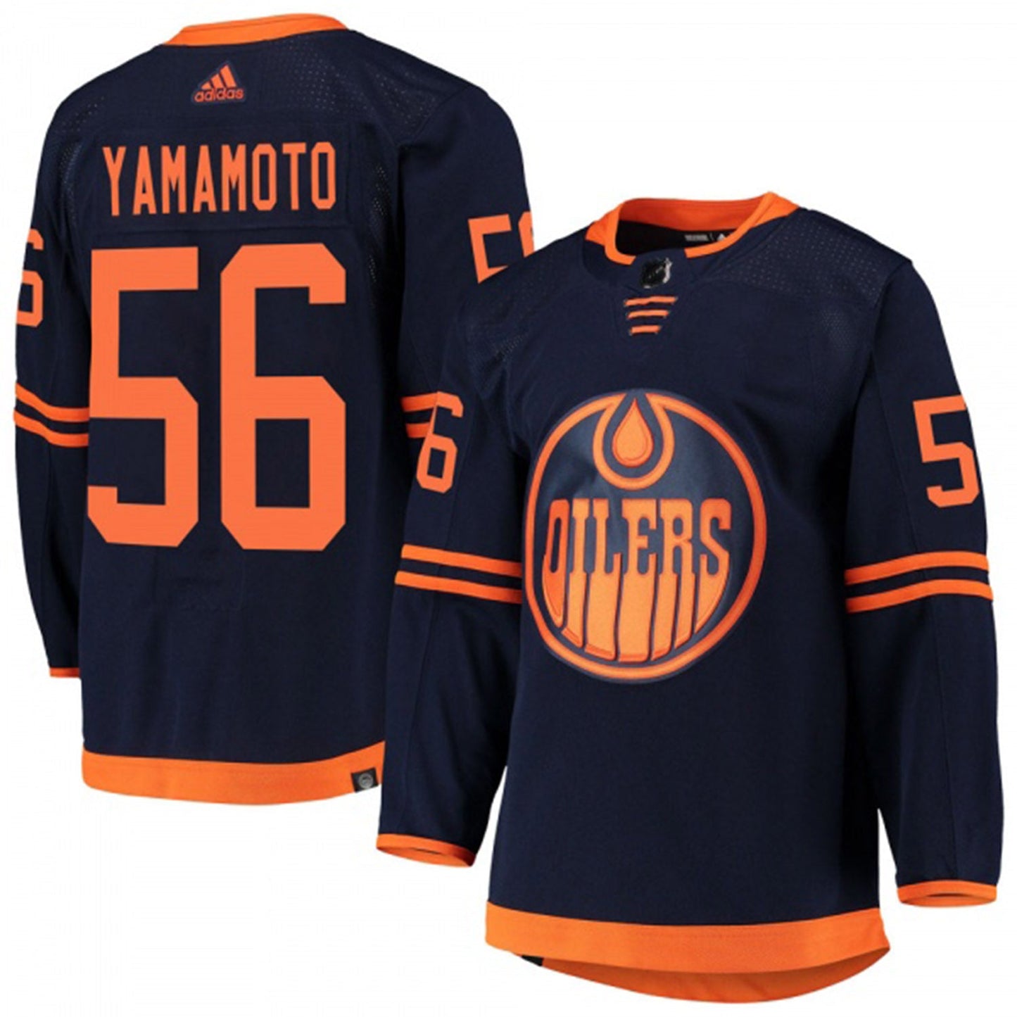 NHL Kailer Yamamoto Edmonton Oilers 56 Jersey