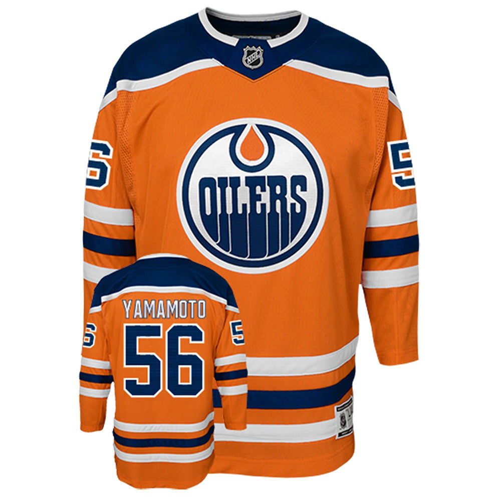 NHL Kailer Yamamoto Edmonton Oilers 56 Jersey The Jersey King