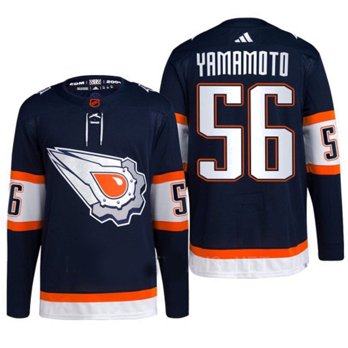 NHL Kailer Yamamoto Edmonton Oilers 56 Jersey