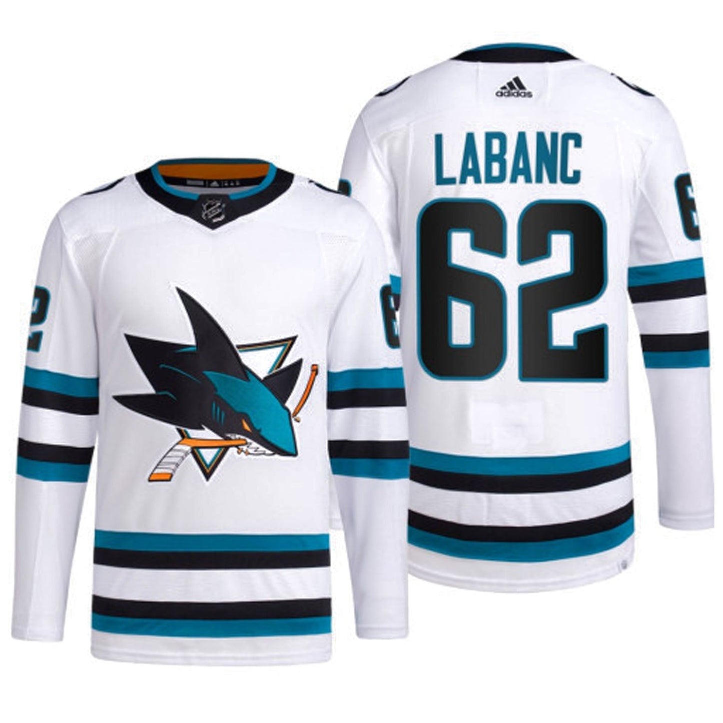 NHL Kevin Labanc San Jose Sharks 62 Jersey