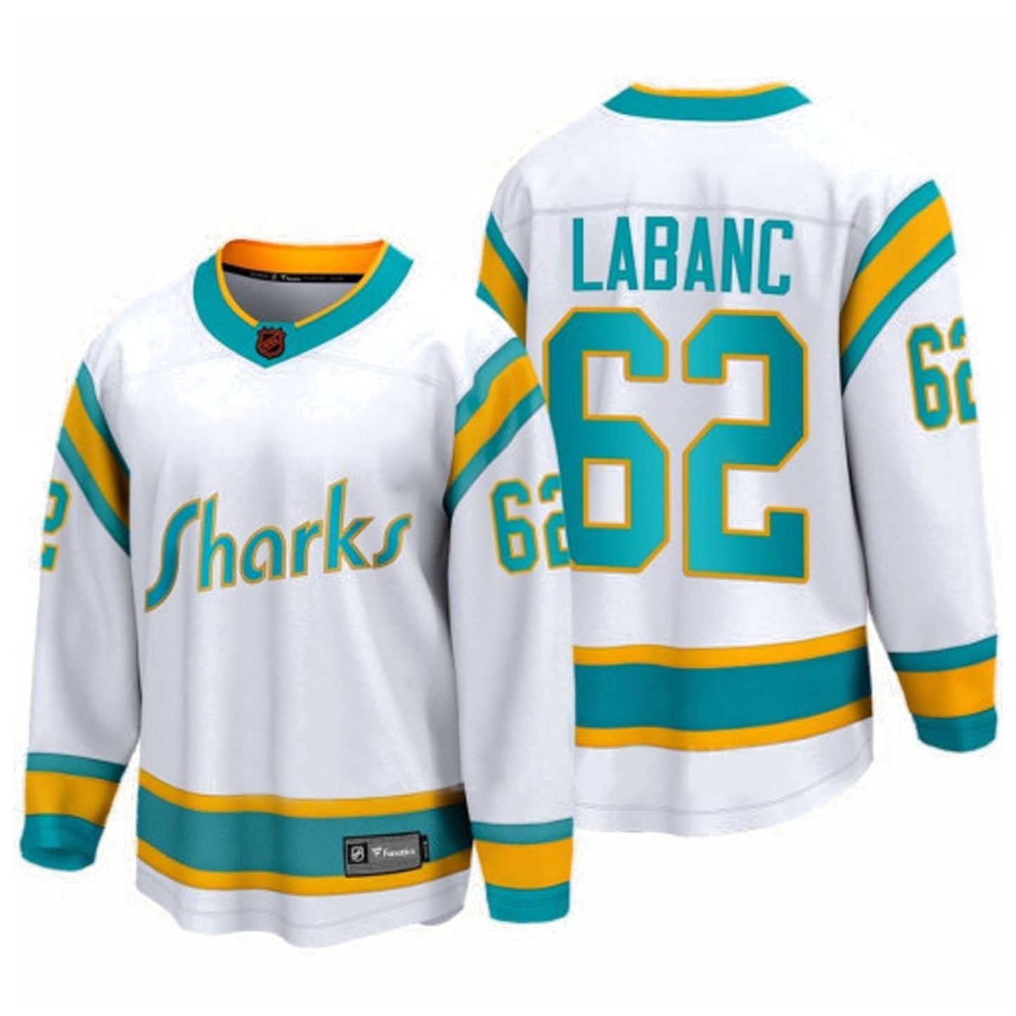 NHL Kevin Labanc San Jose Sharks 62 Jersey