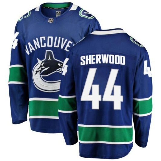 NHL Kiefer Sherwood Vancouver Canucks 44 Jersey