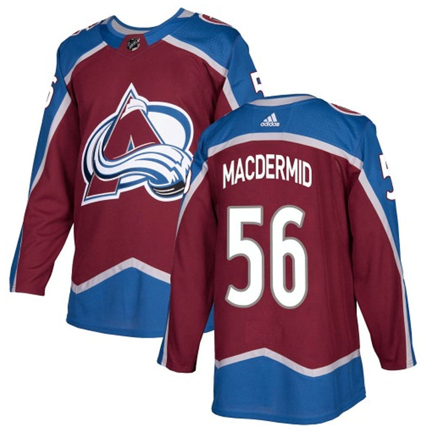 NHL Kurtis MacDermid Colorado Avalanche 56 Jersey