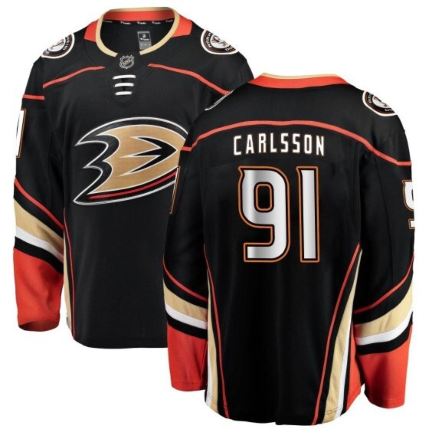 NHL Leo Carlsson Anaheim Ducks 91 Jersey