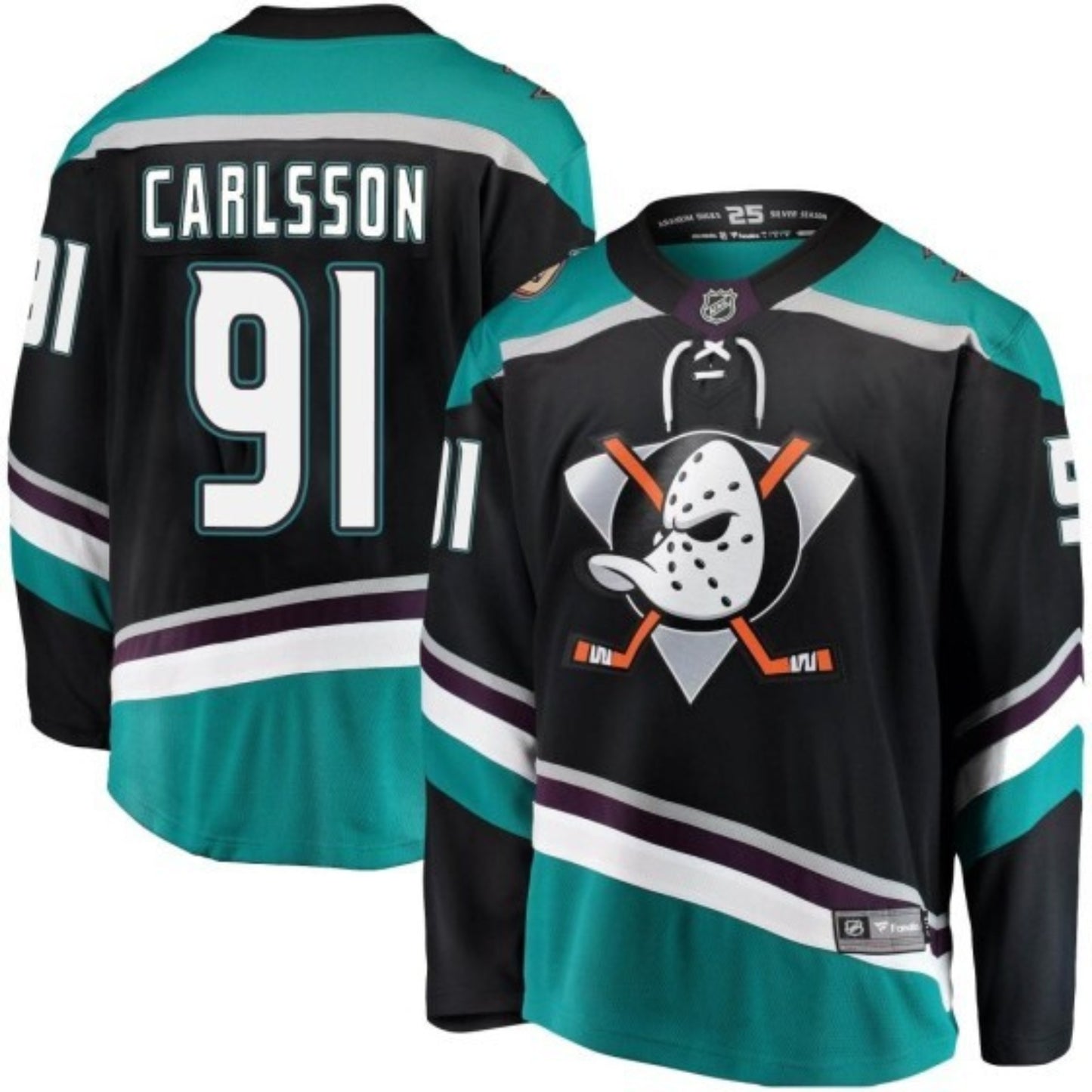 NHL Leo Carlsson Anaheim Ducks 91 Jersey