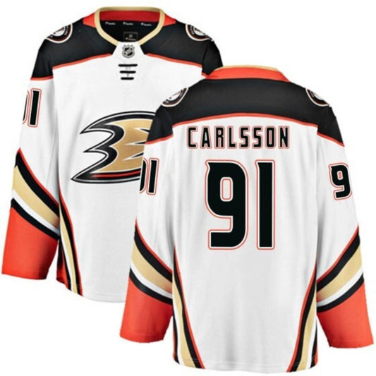 NHL Leo Carlsson Anaheim Ducks 91 Jersey