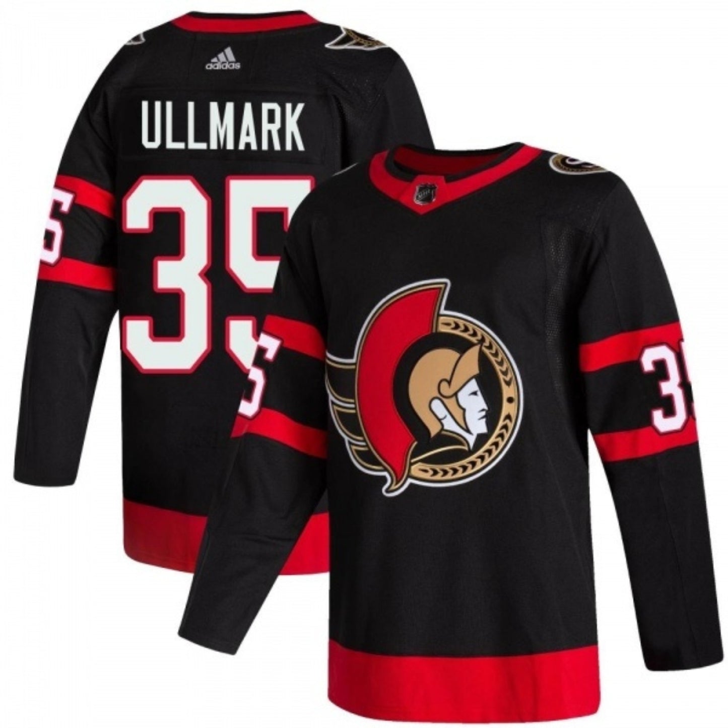 NHL Linus Ullmark Ottawa Senators 35 Jersey