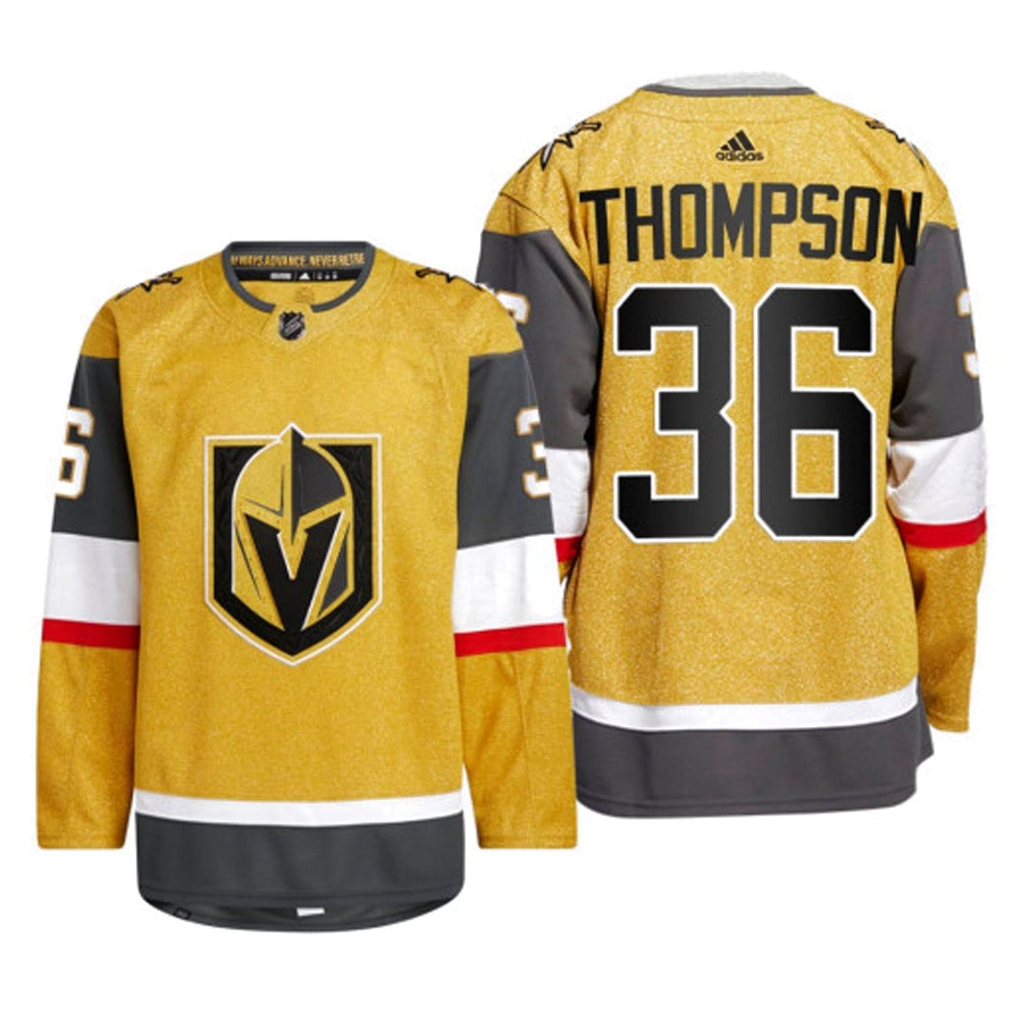 NHL Logan Thompson Vegas Golden Knights 36 Jersey