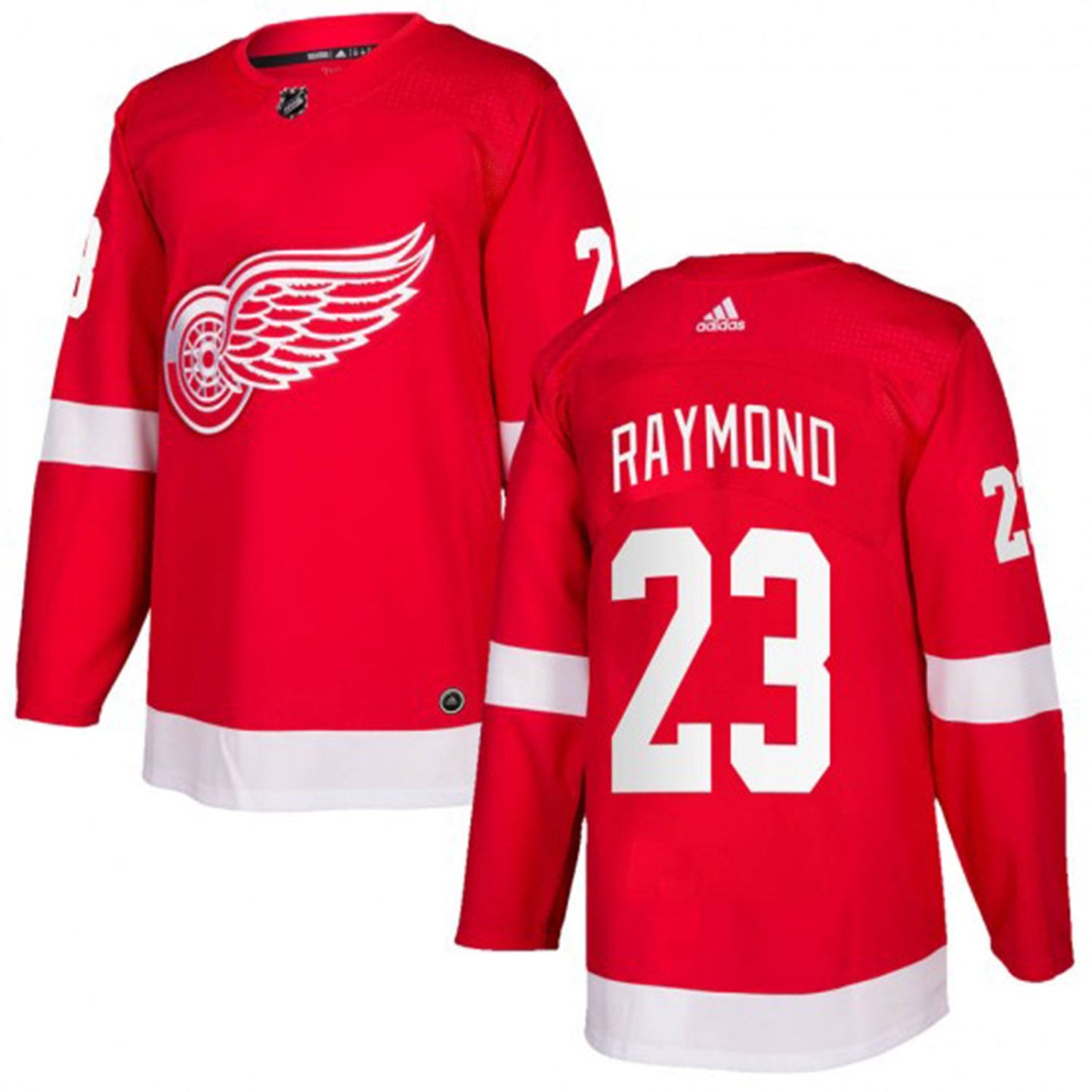 NHL Lucas Raymond Detroit Red Wings 23 Jersey