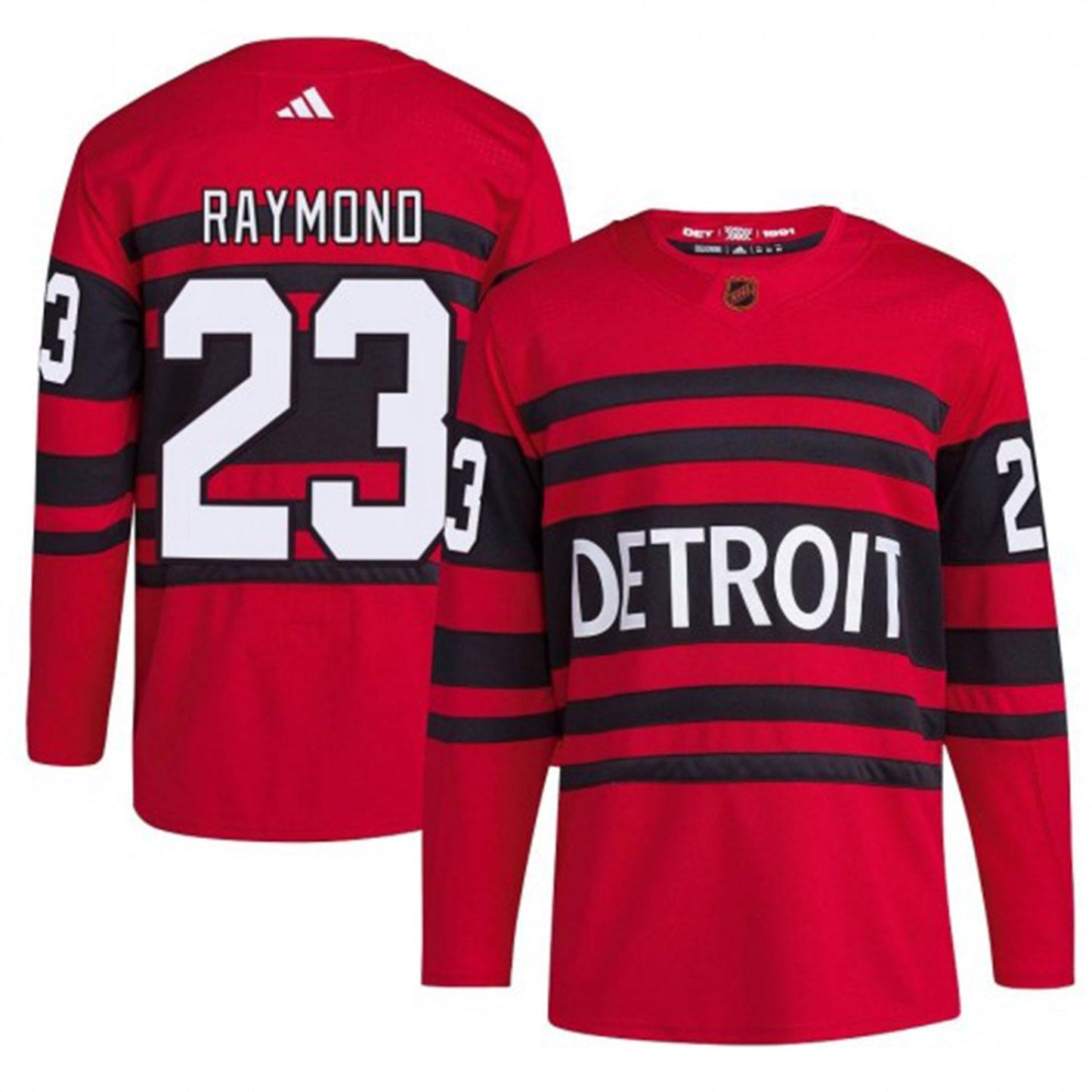 NHL Lucas Raymond Detroit Red Wings 23 Jersey