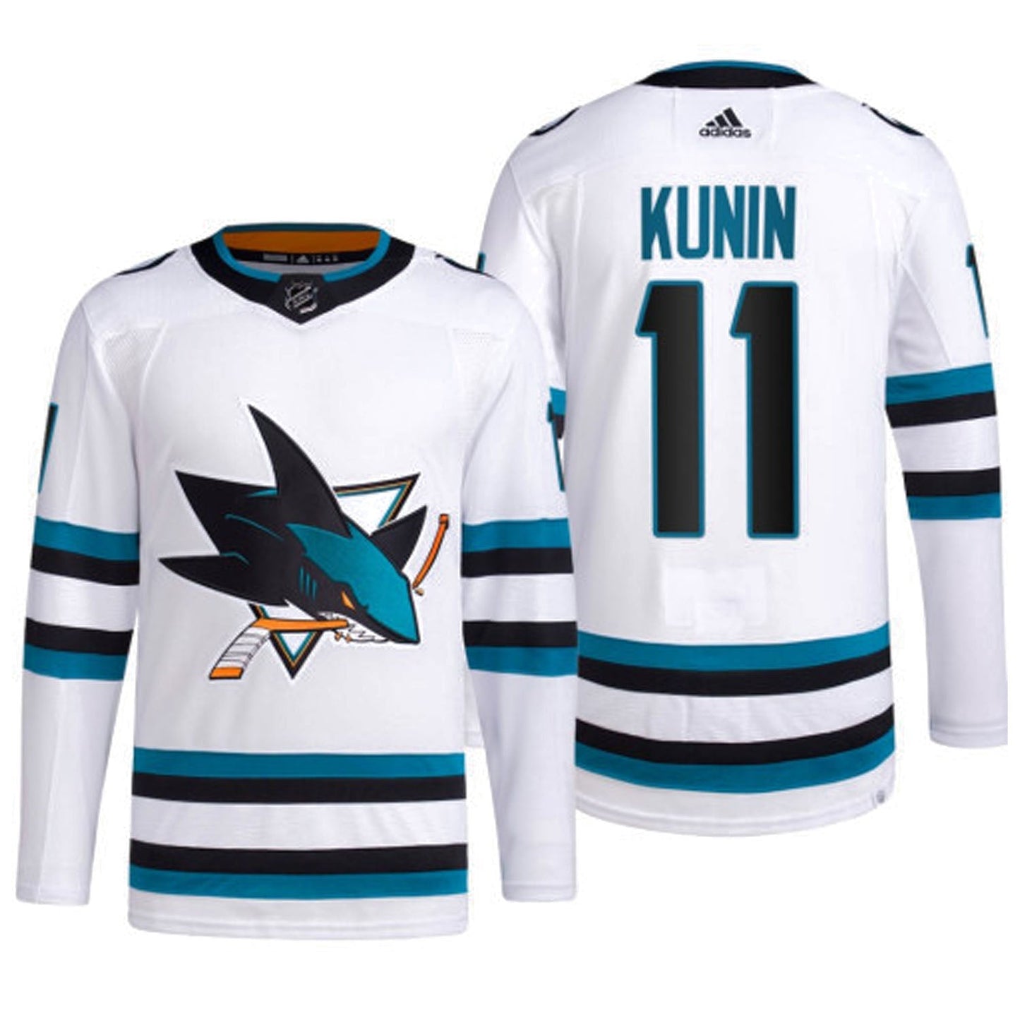 NHL Luke Kunin San Jose Sharks 11 Jersey