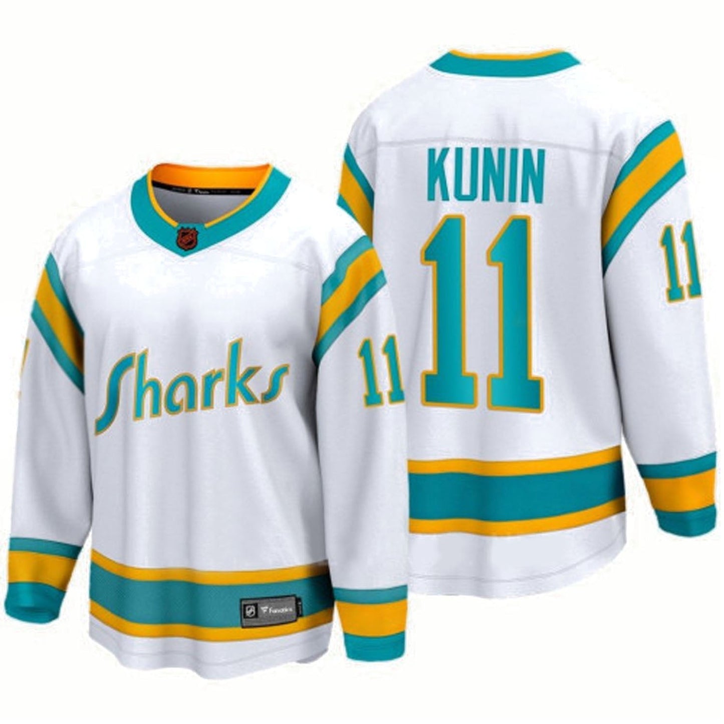 NHL Luke Kunin San Jose Sharks 11 Jersey