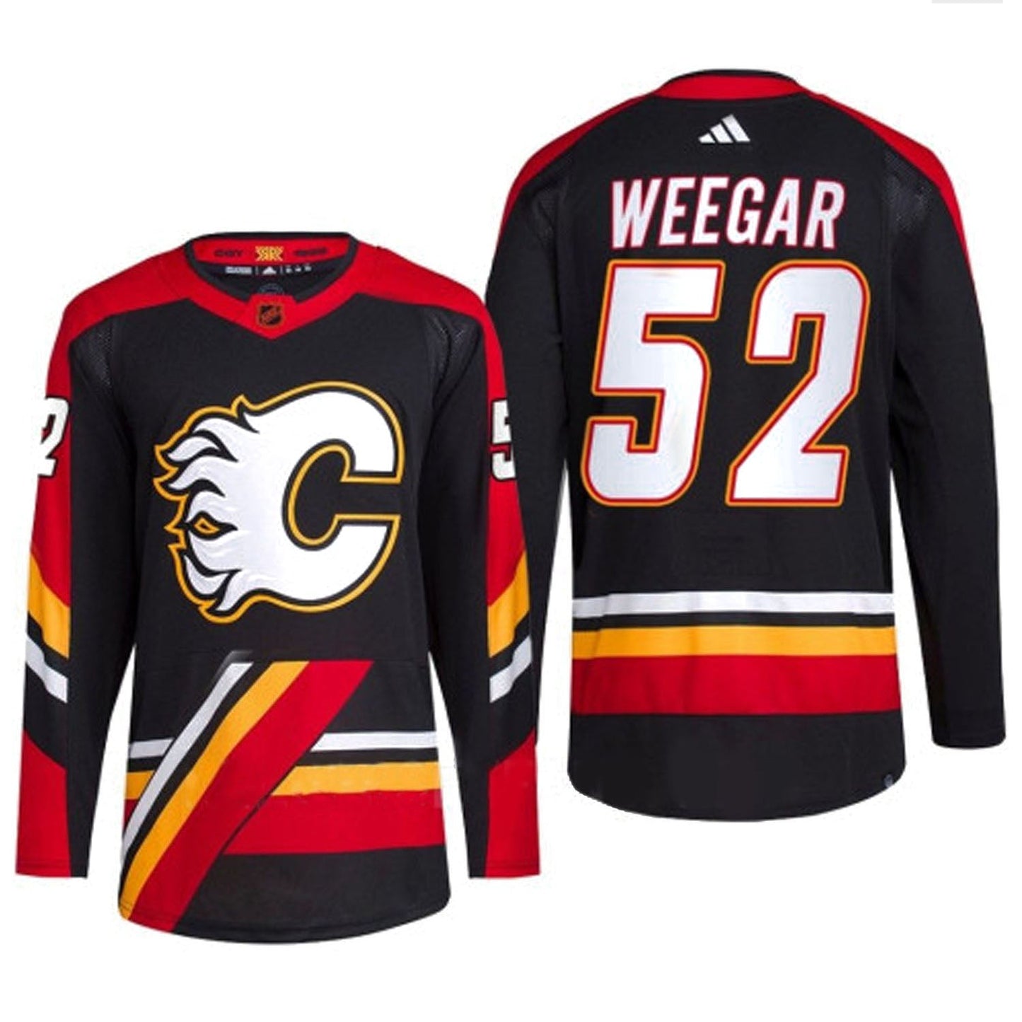 NHL MacKenzie Weegar Calgary Flames 52 Jersey