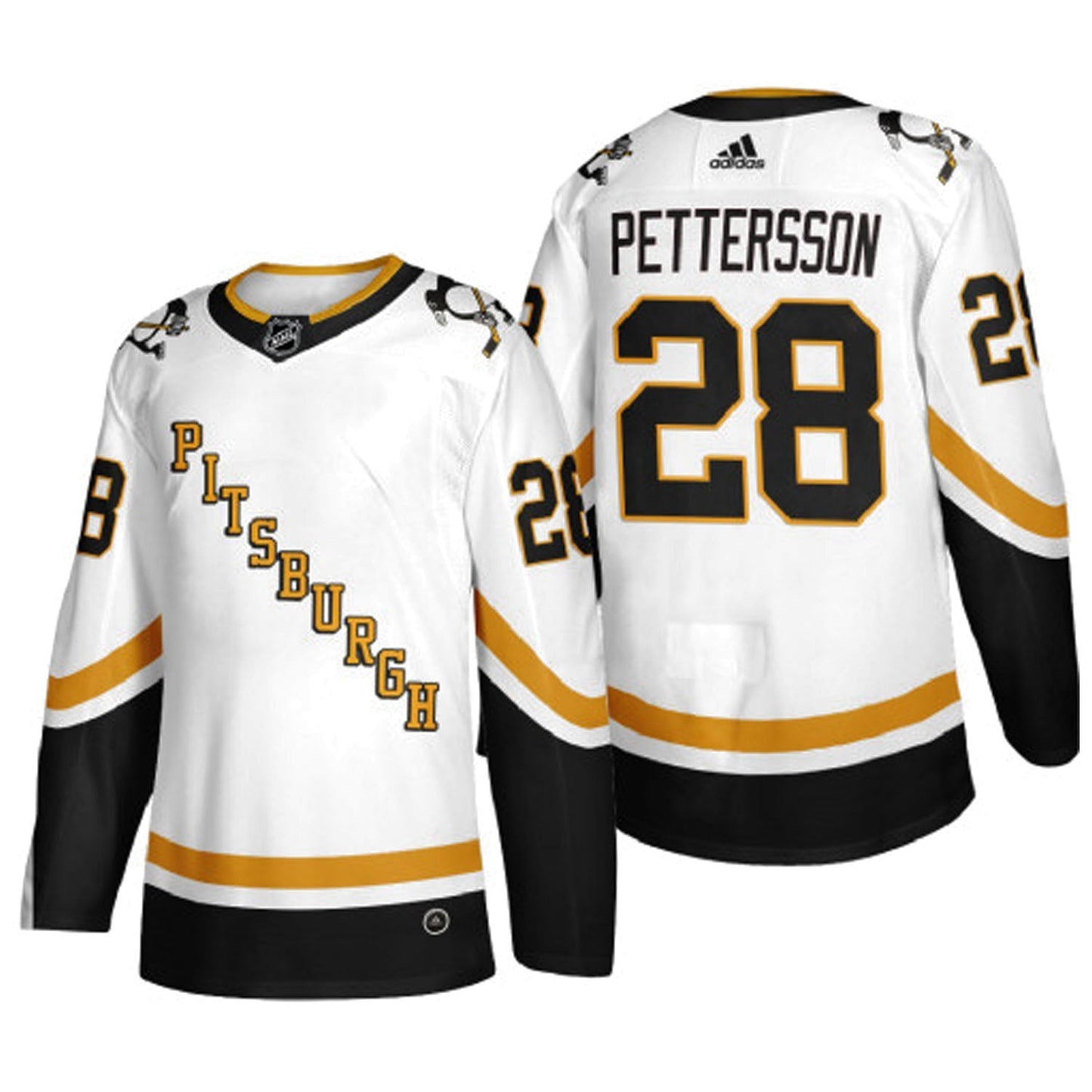 NHL Marcus Pettersson Pittsburgh Penguins 28 Jersey