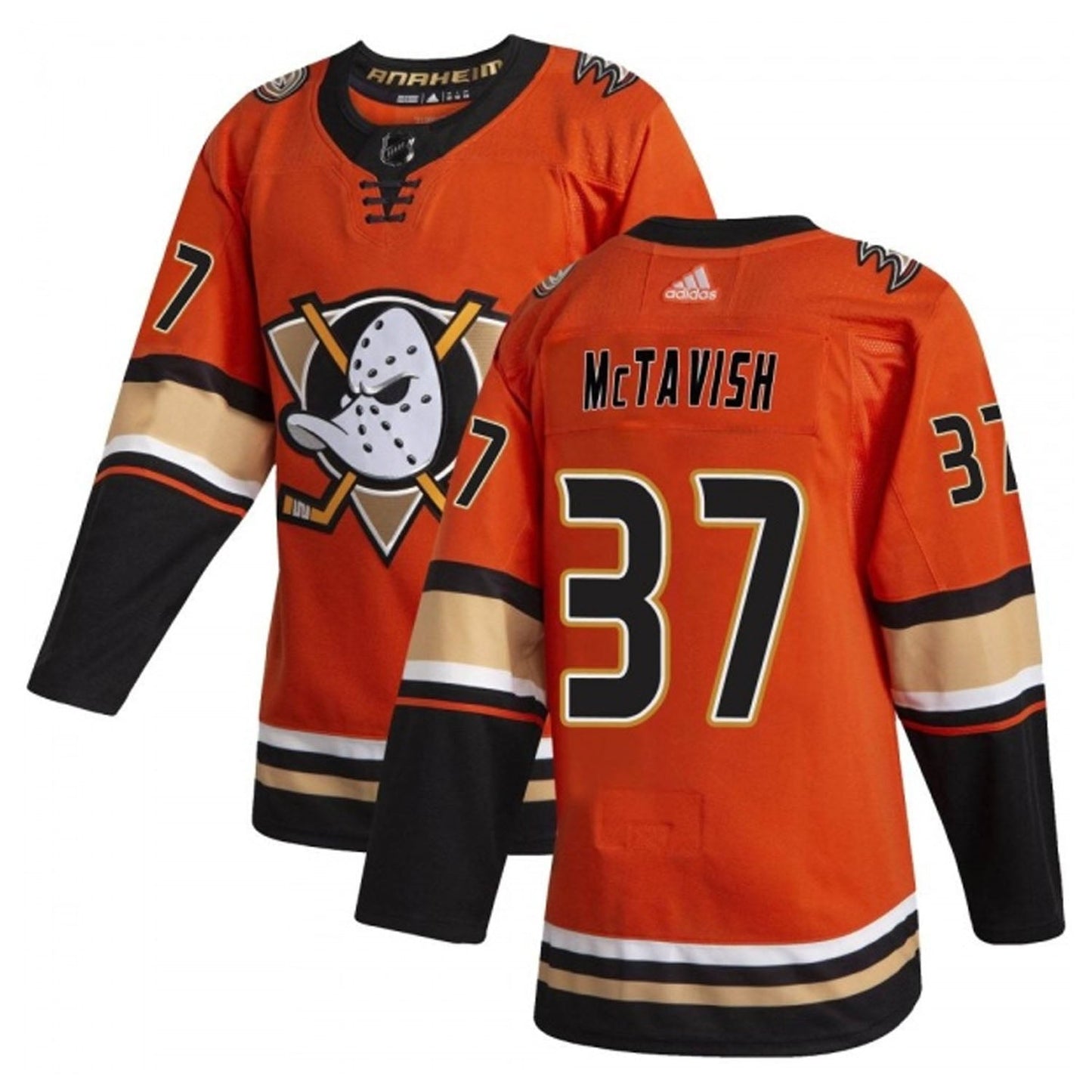 NHL Mason McTavish Anaheim Ducks 37 Jersey