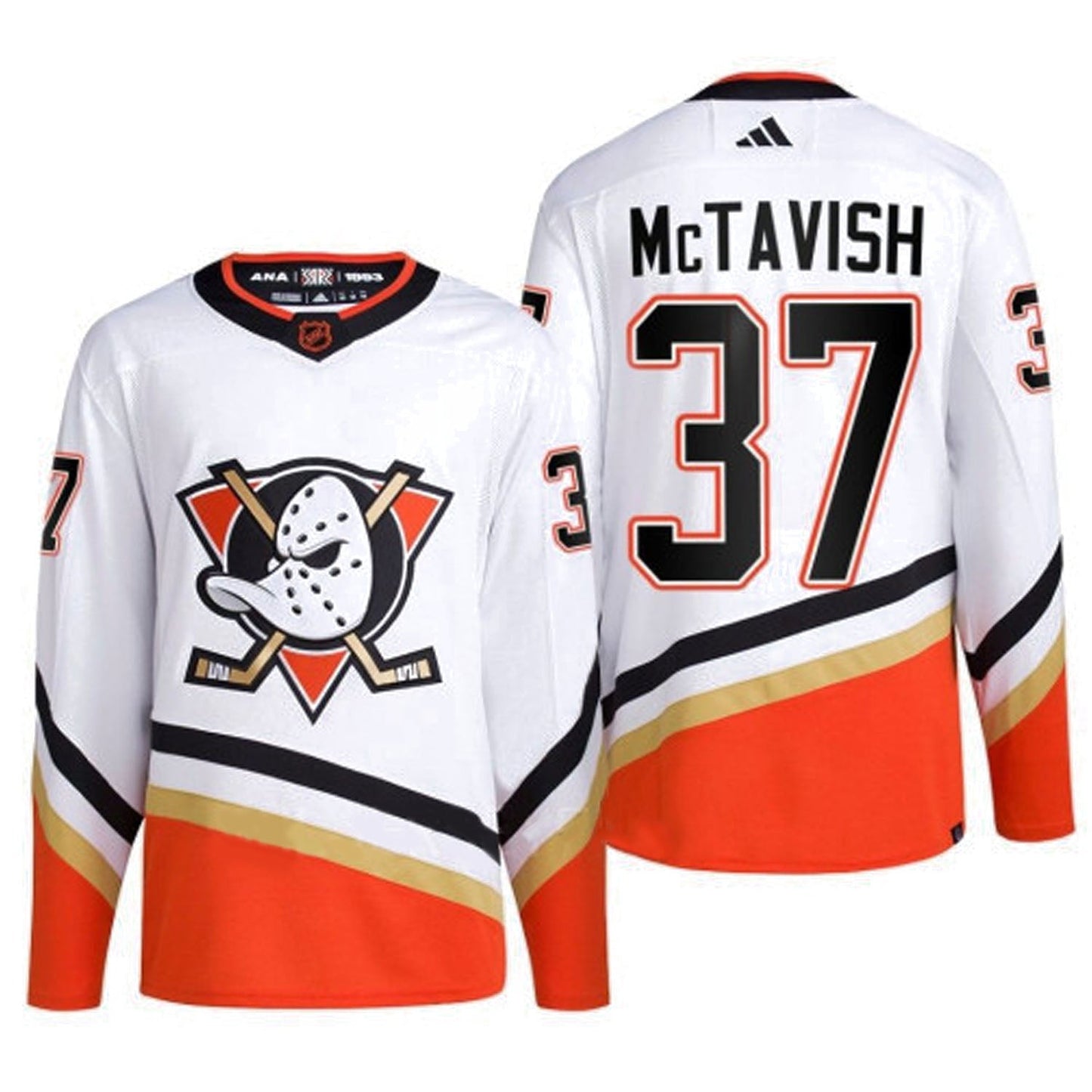 NHL Mason McTavish Anaheim Ducks 37 Jersey