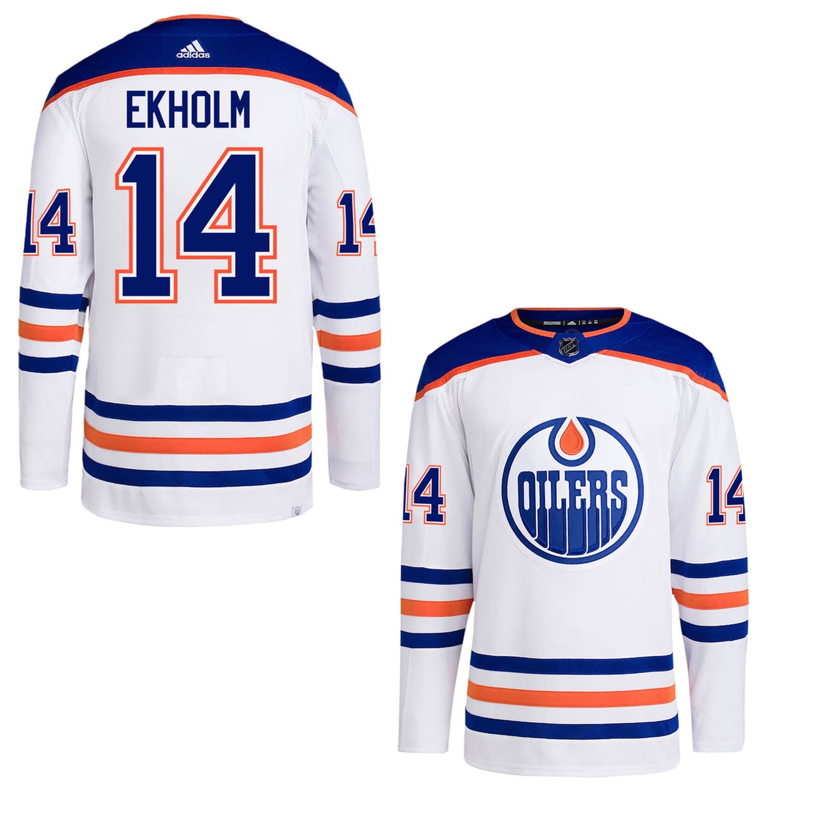 NHL Mattias Ekholm Edmonton Oilers 14 Jersey The Jersey King