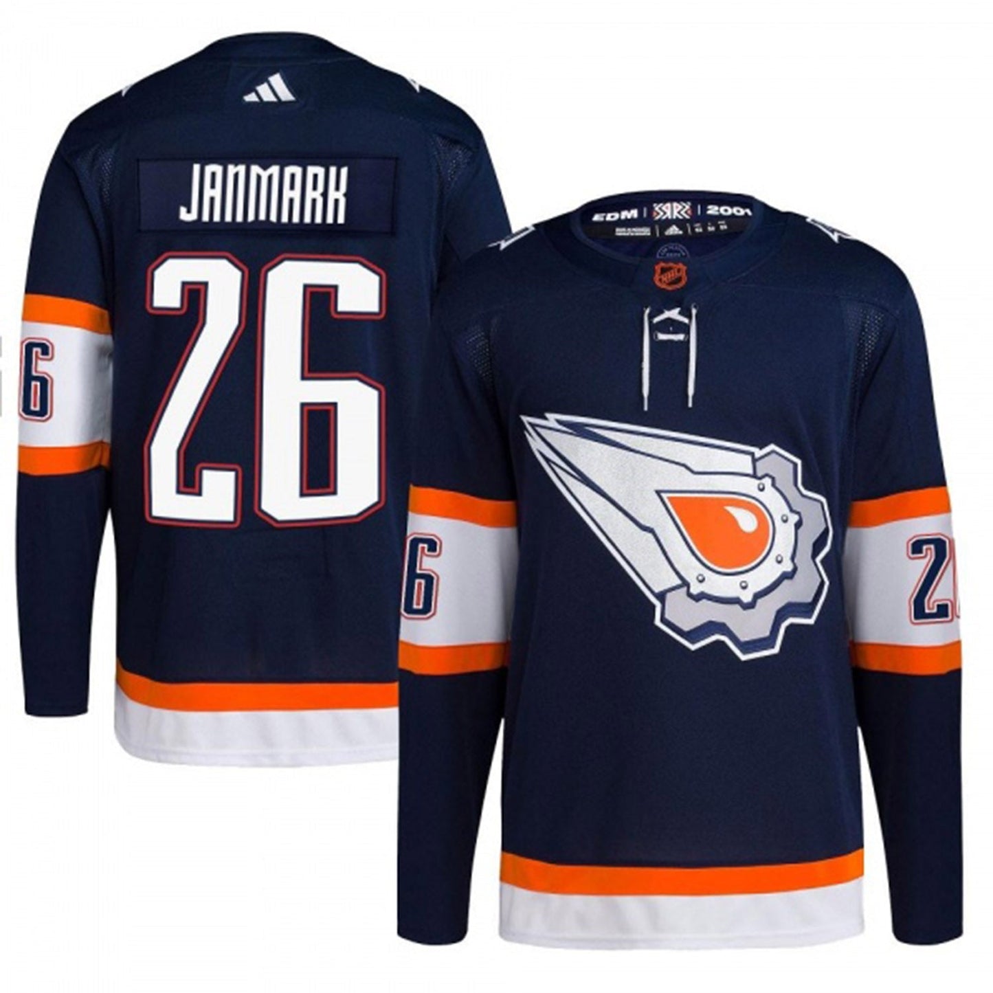 NHL Mattias Janmark Edmonton Oilers 26 Jersey