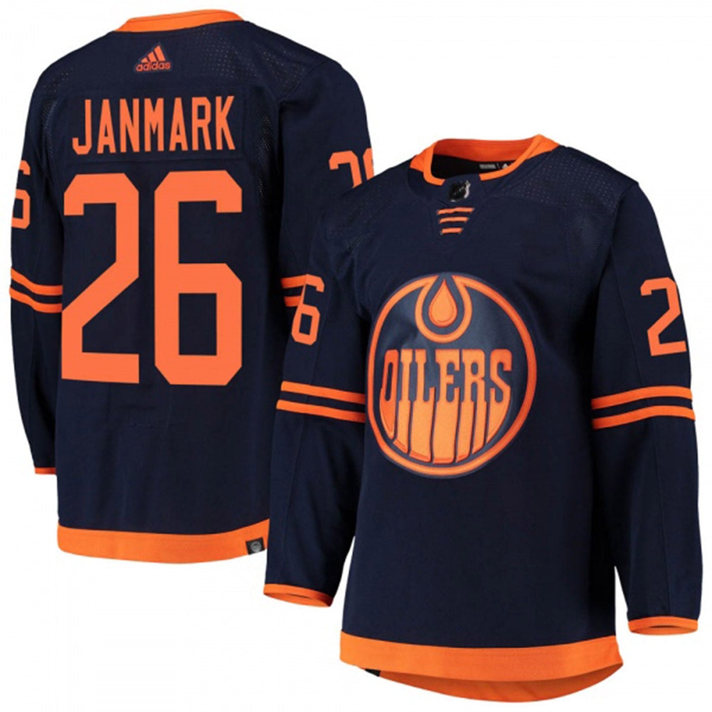 NHL Mattias Janmark Edmonton Oilers 26 Jersey