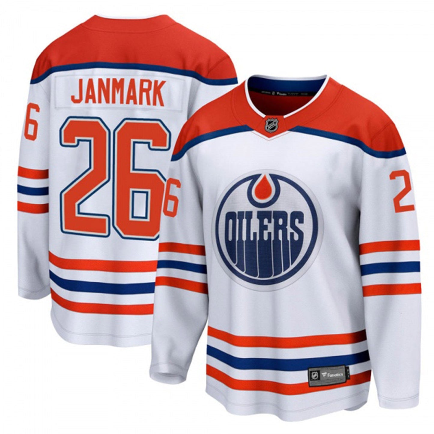 NHL Mattias Janmark Edmonton Oilers 26 Jersey