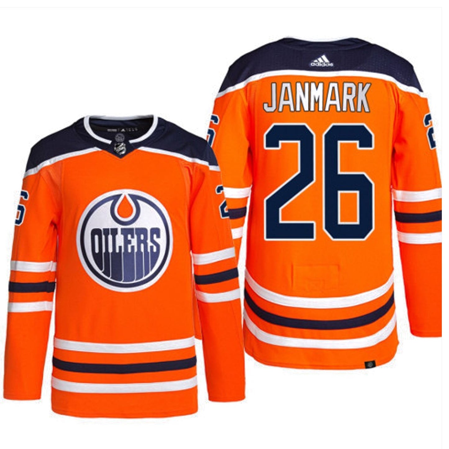 NHL Mattias Janmark Edmonton Oilers 26 Jersey