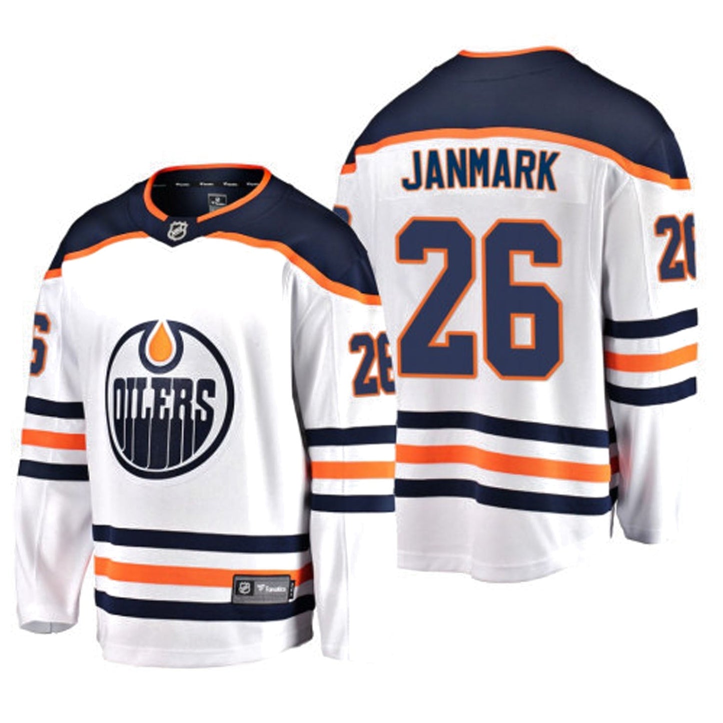 NHL Mattias Janmark Edmonton Oilers 26 Jersey