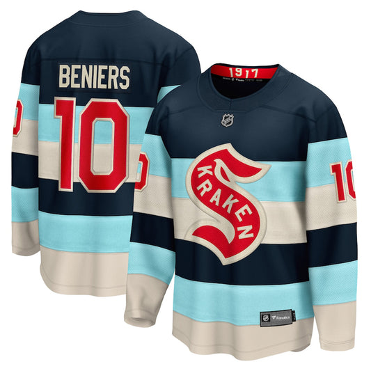 NHL Matty Beniers Seattle Kraken Winter Classic 10 Jersey