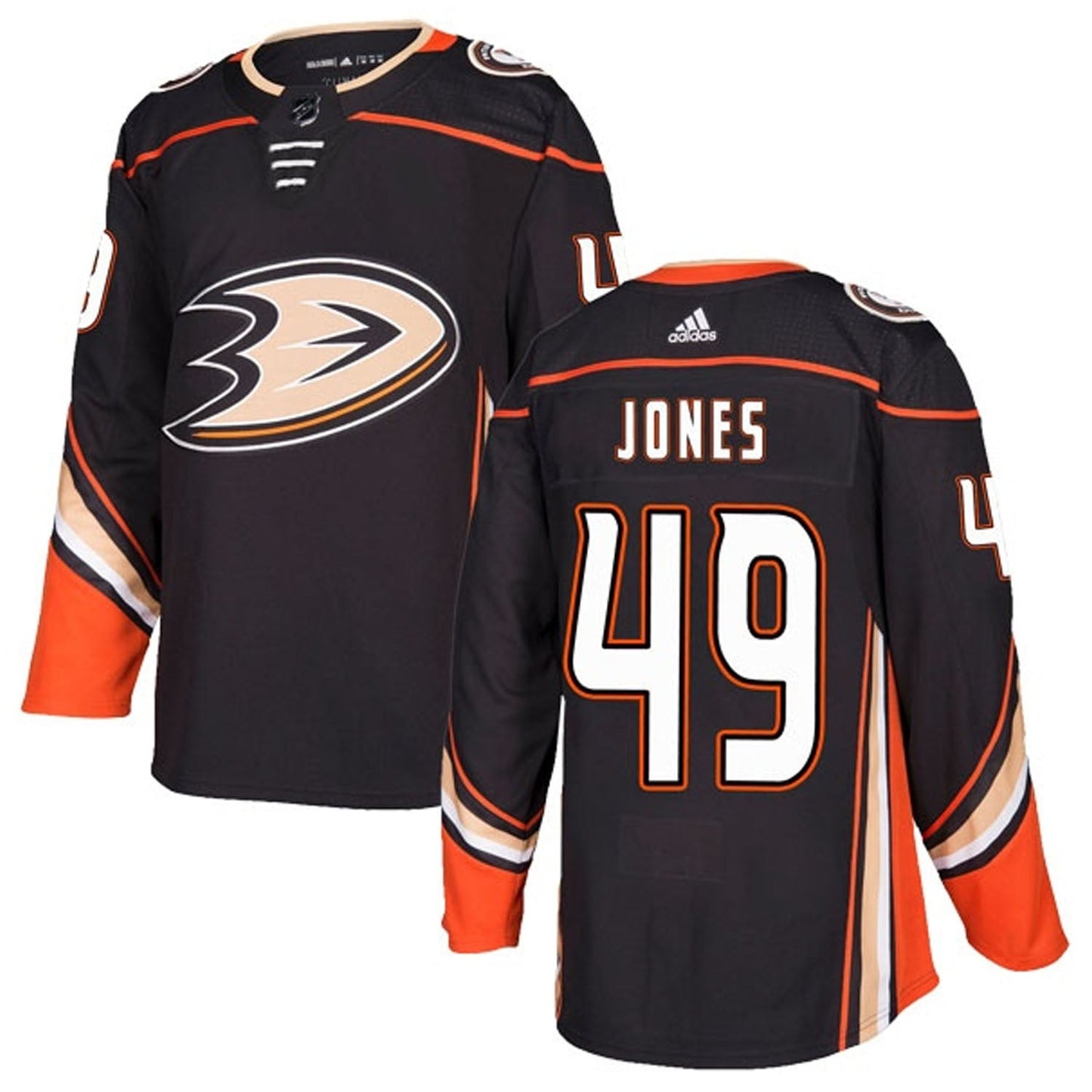 NHL Max Jones Anaheim Ducks 49 Jersey