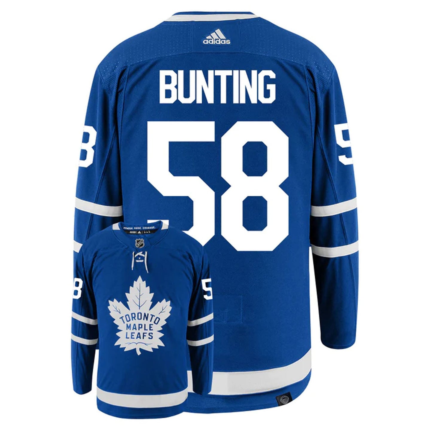 NHL Michael Bunting Toronto Maple Leafs 58 Jersey