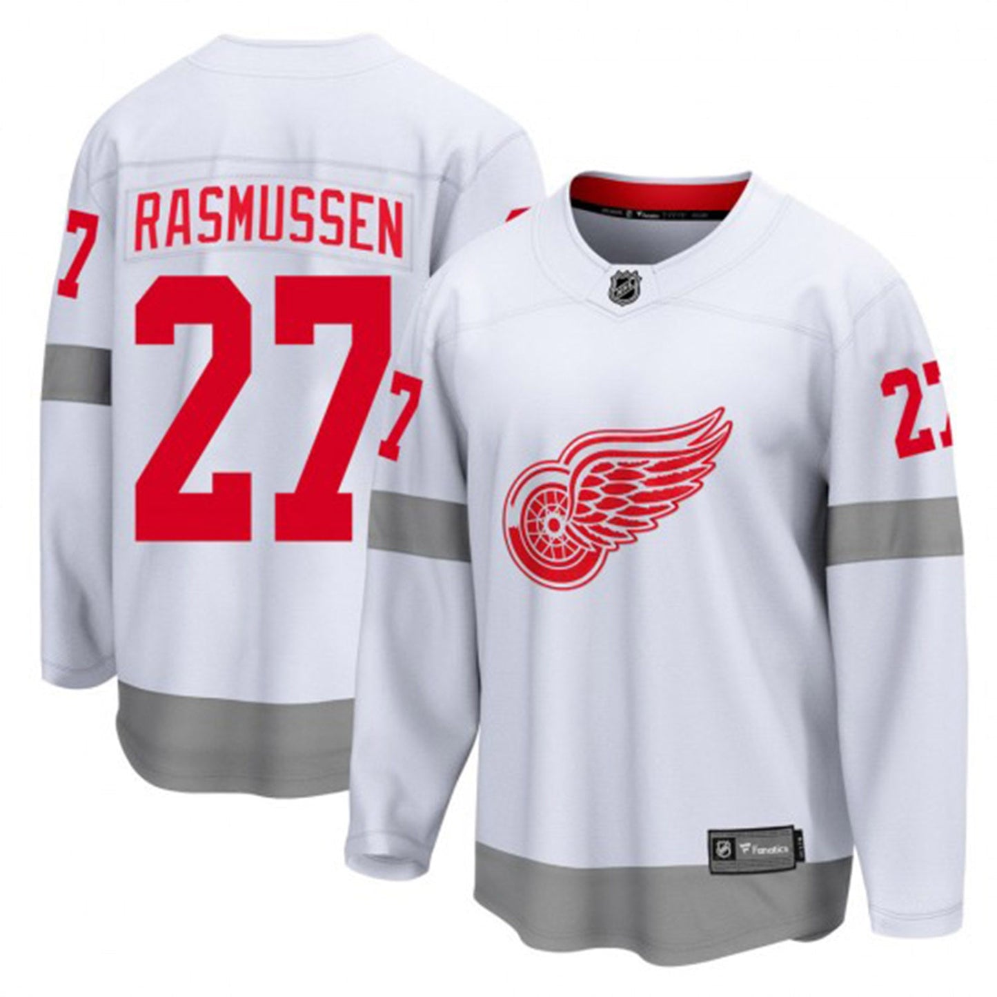 NHL Michael Rasmussen Detroit Red Wings 27 Jersey