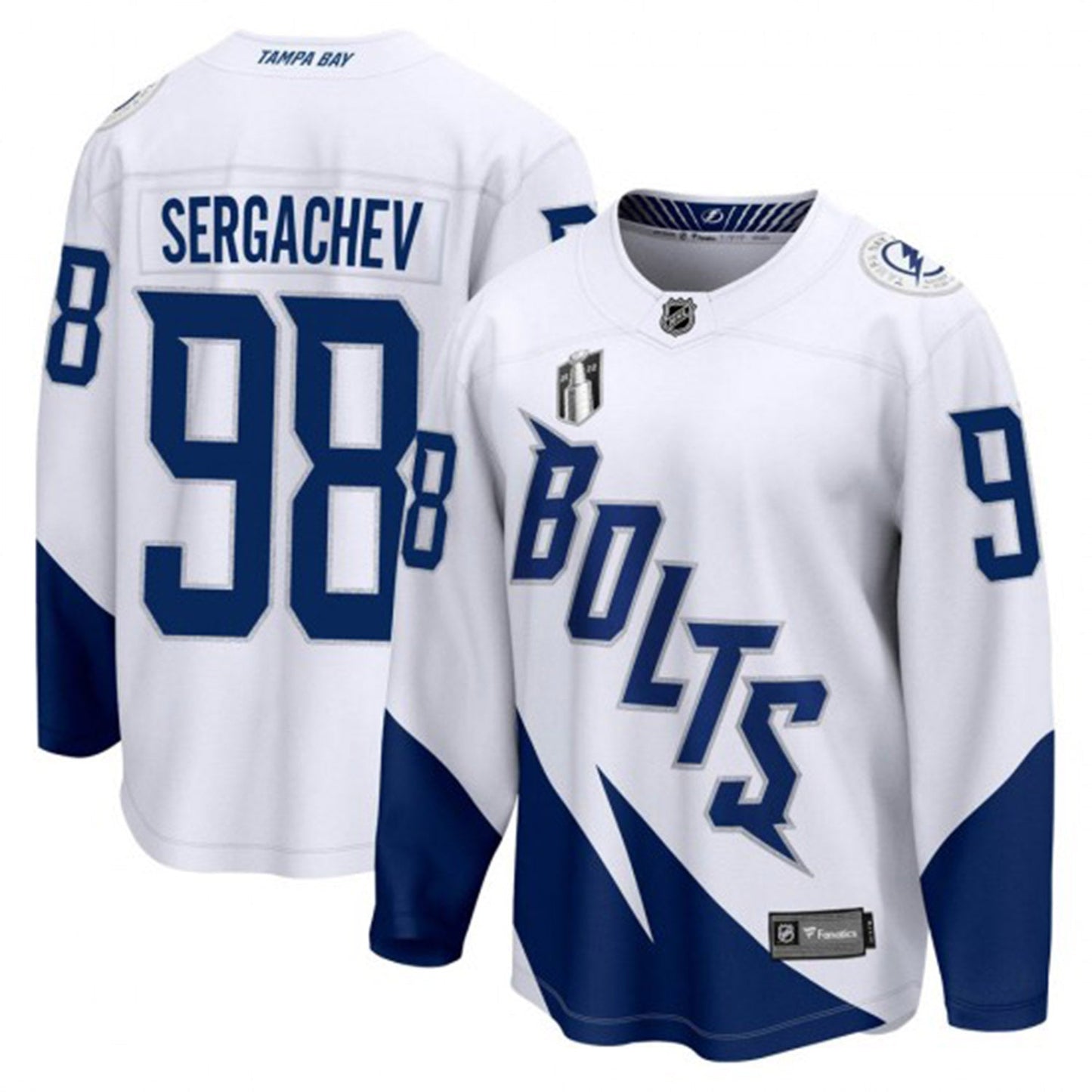 NHL Mikhail Sergachev Tampa Bay Lightning 98 Jersey