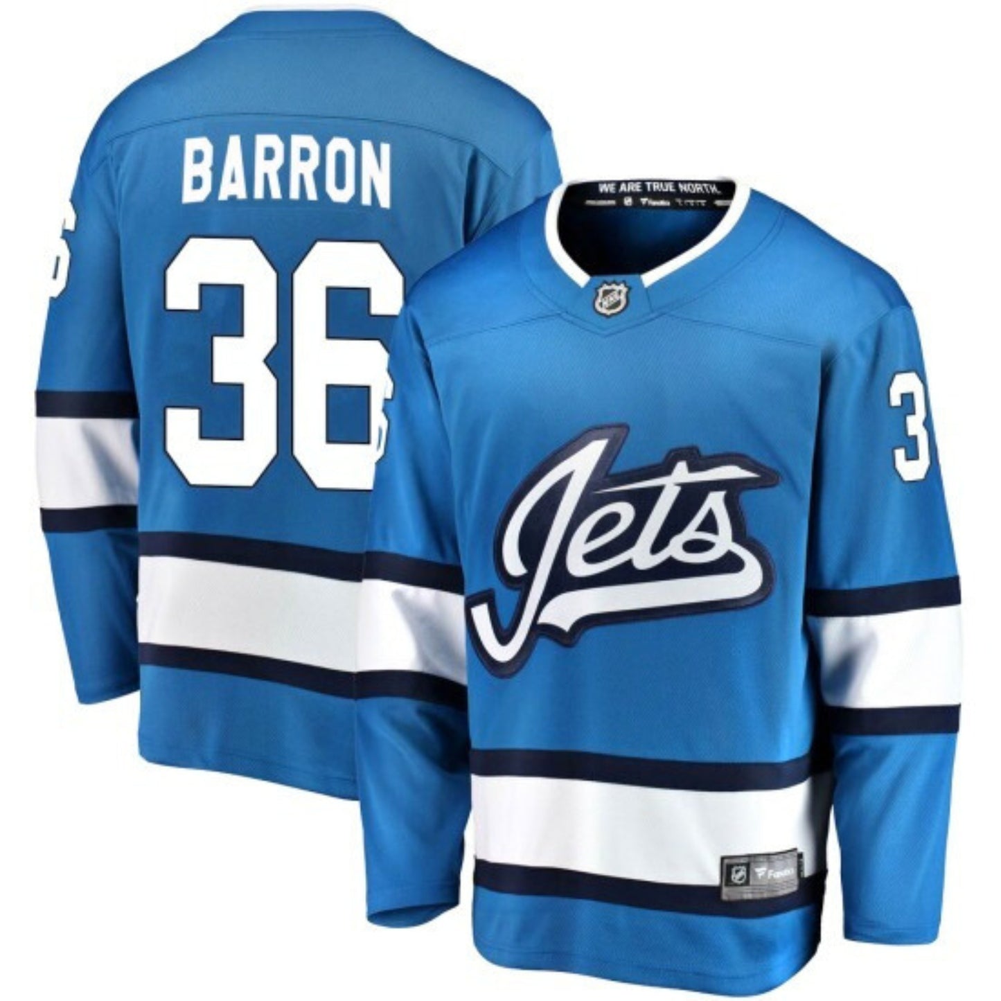 NHL Morgan Barron Winnipeg Jets 36 Jersey