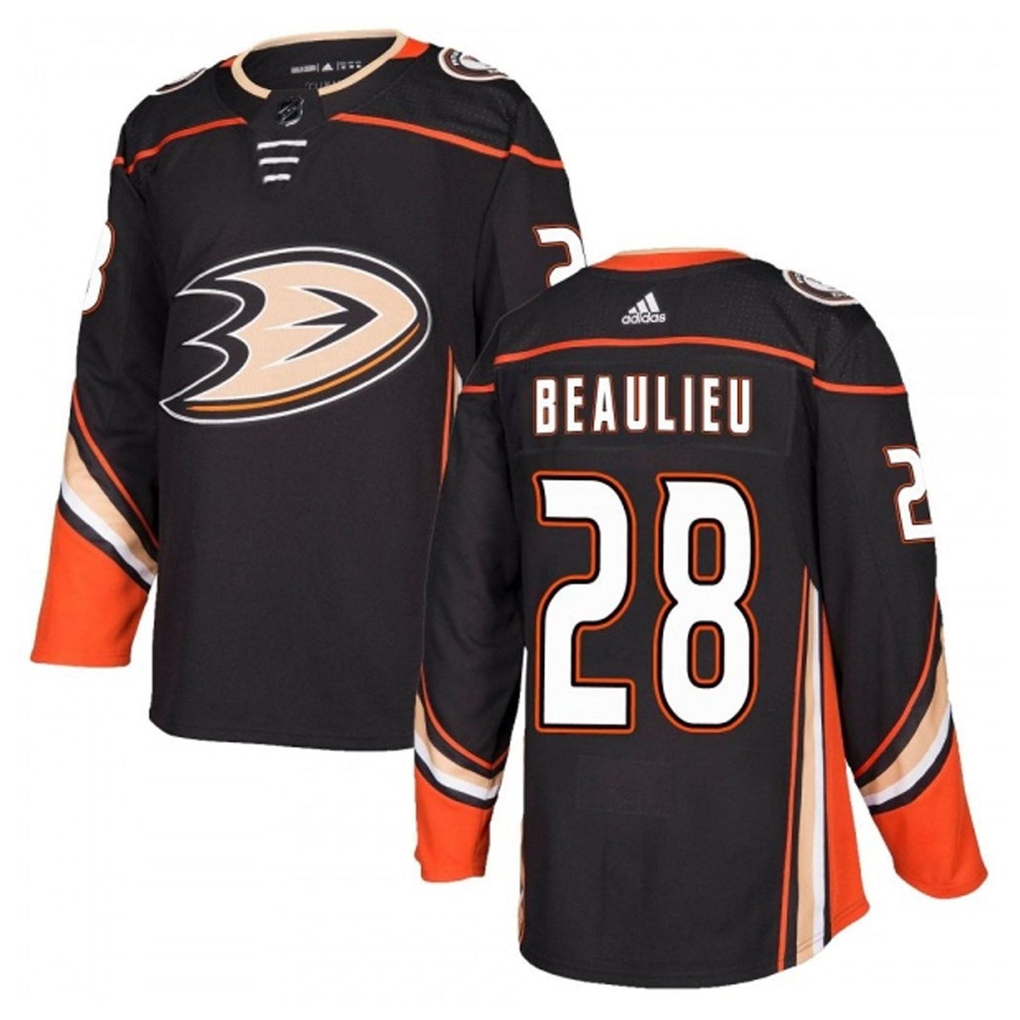 NHL Nathan Beaulieu Anaheim Ducks 28 Jersey