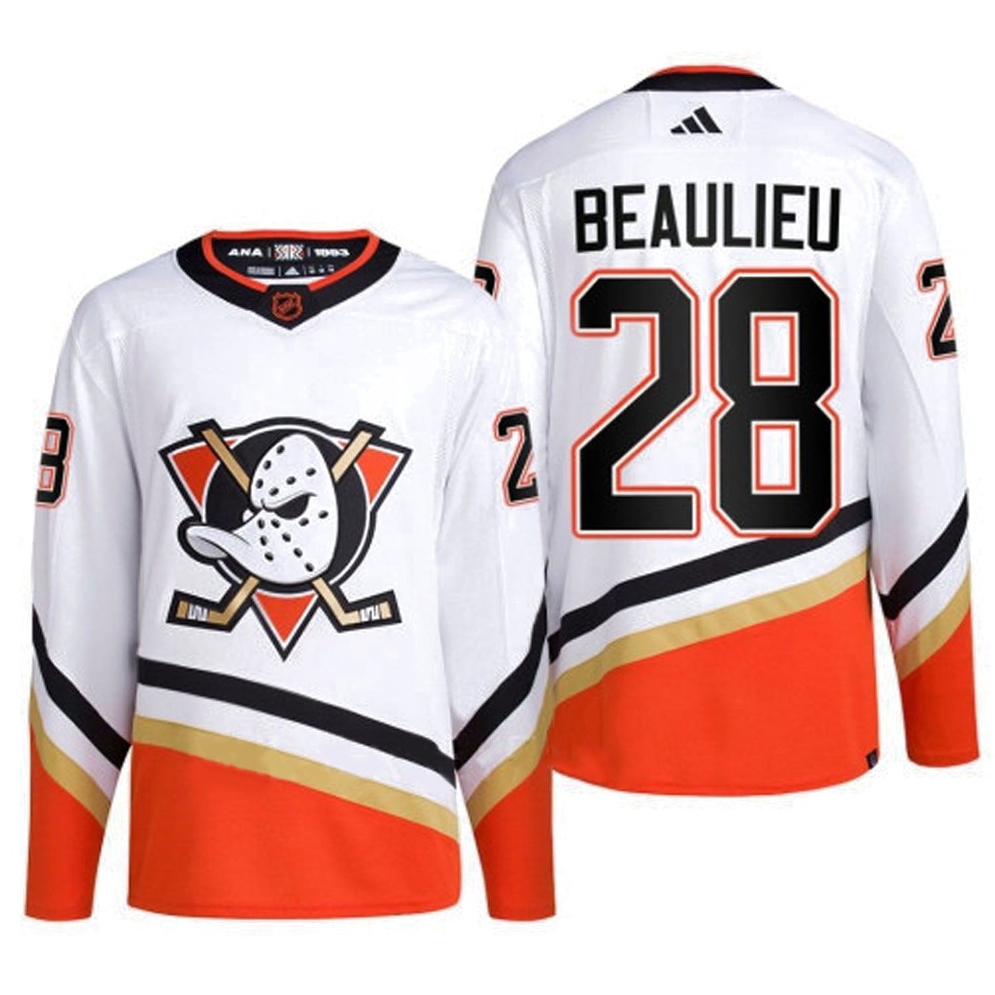 NHL Nathan Beaulieu Anaheim Ducks 28 Jersey