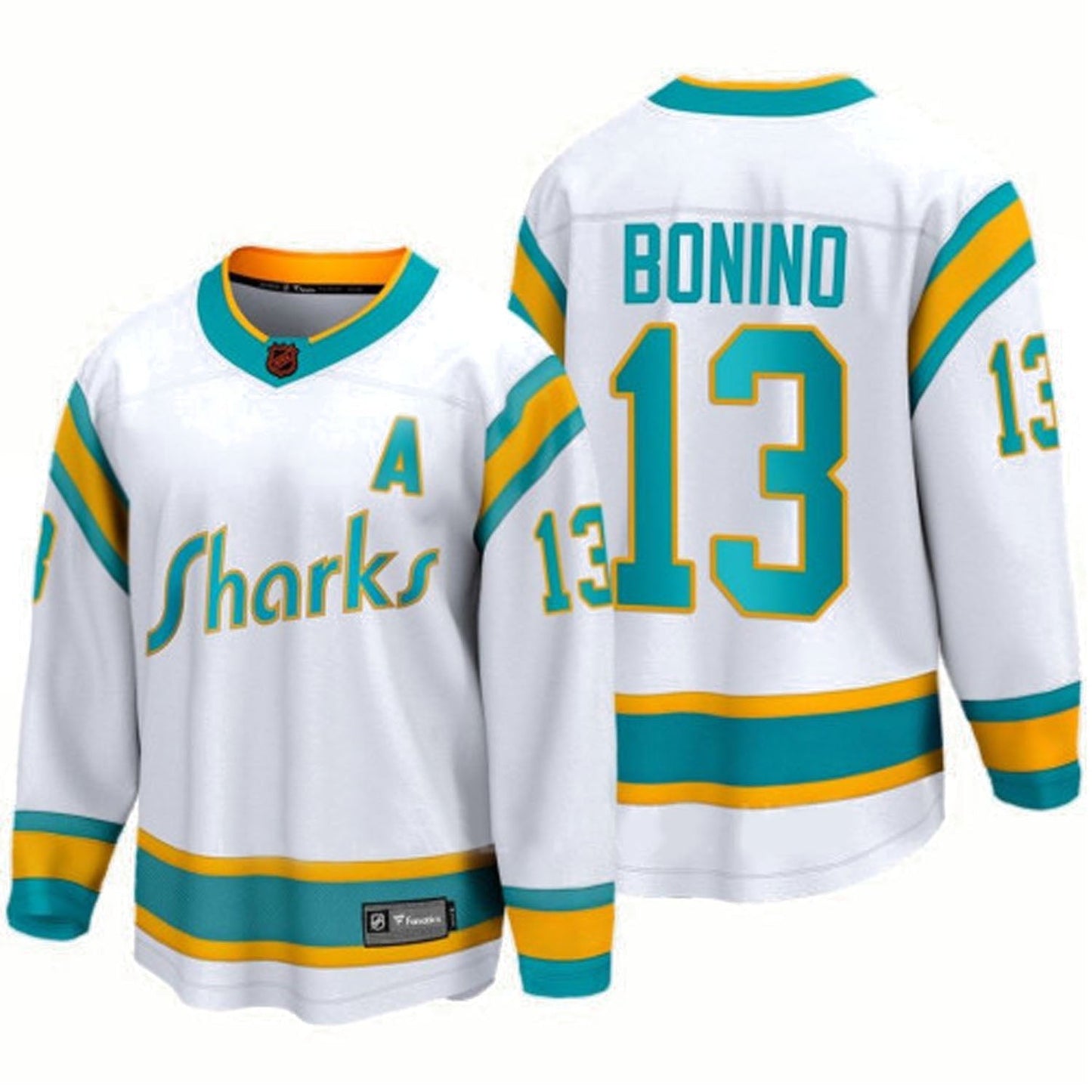 NHL Nick Bonino San Jose Sharks 13 Jersey