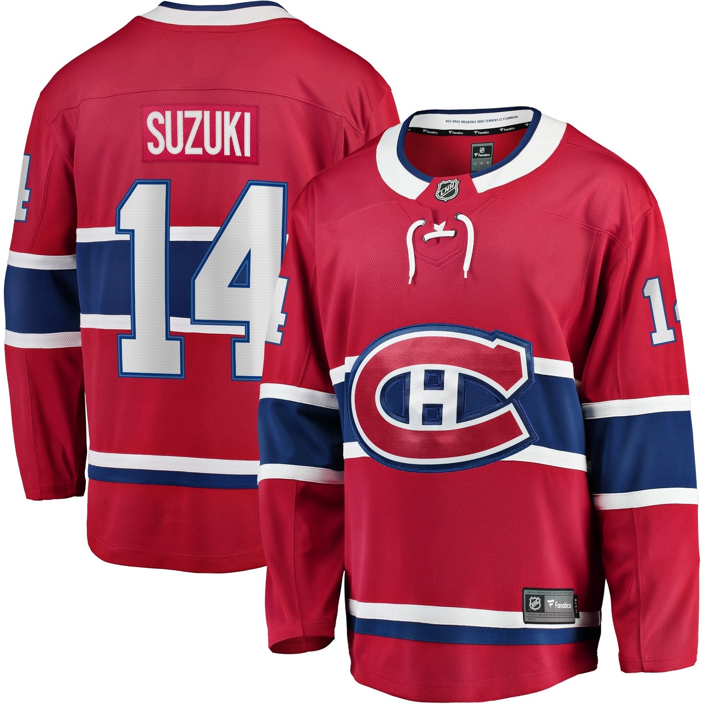 NHL Nick Suzuki Montreal Canadiens 14 Jersey